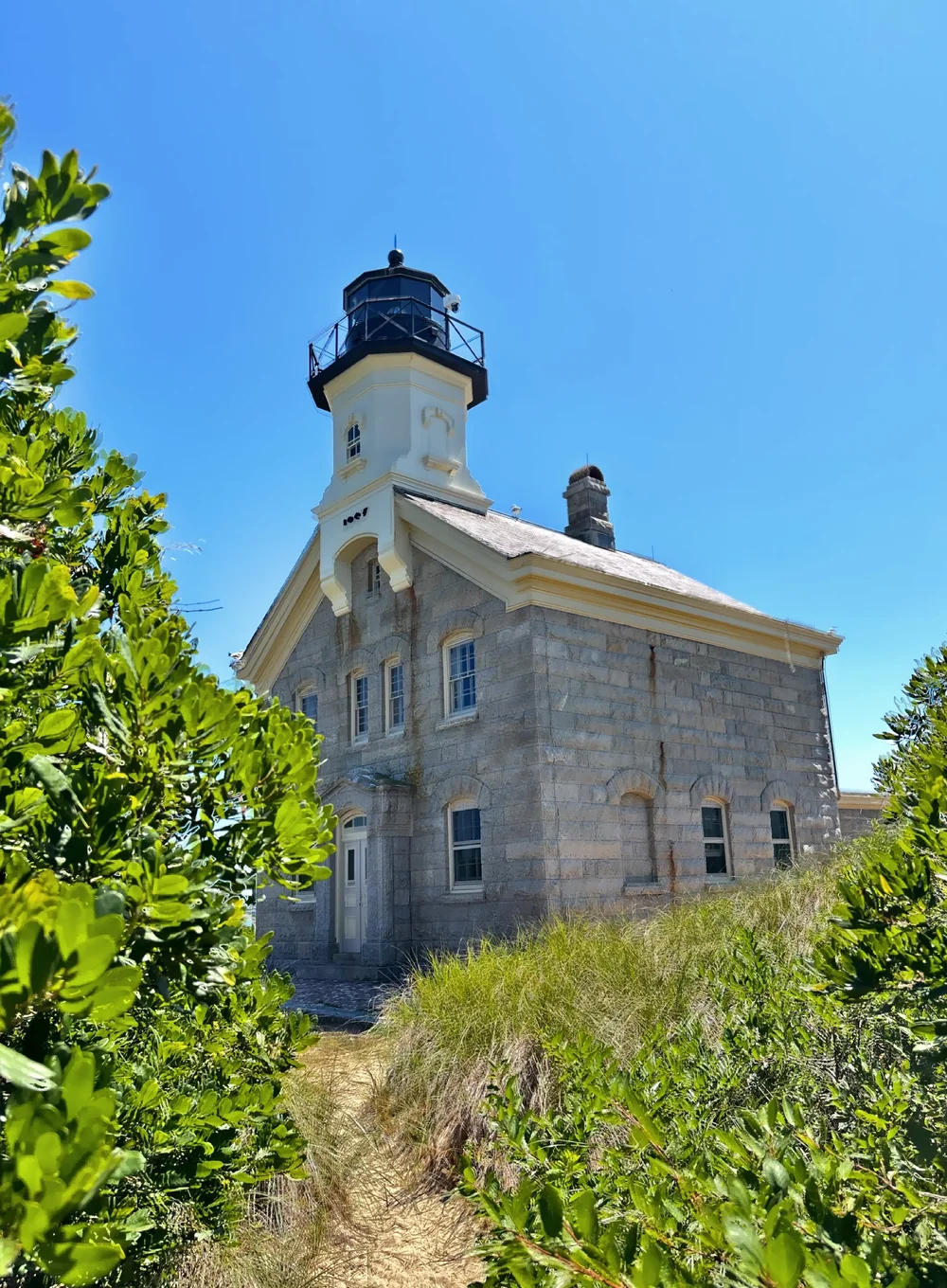  The granite North Light, built in 1867, is a rugged, isolated beauty. 