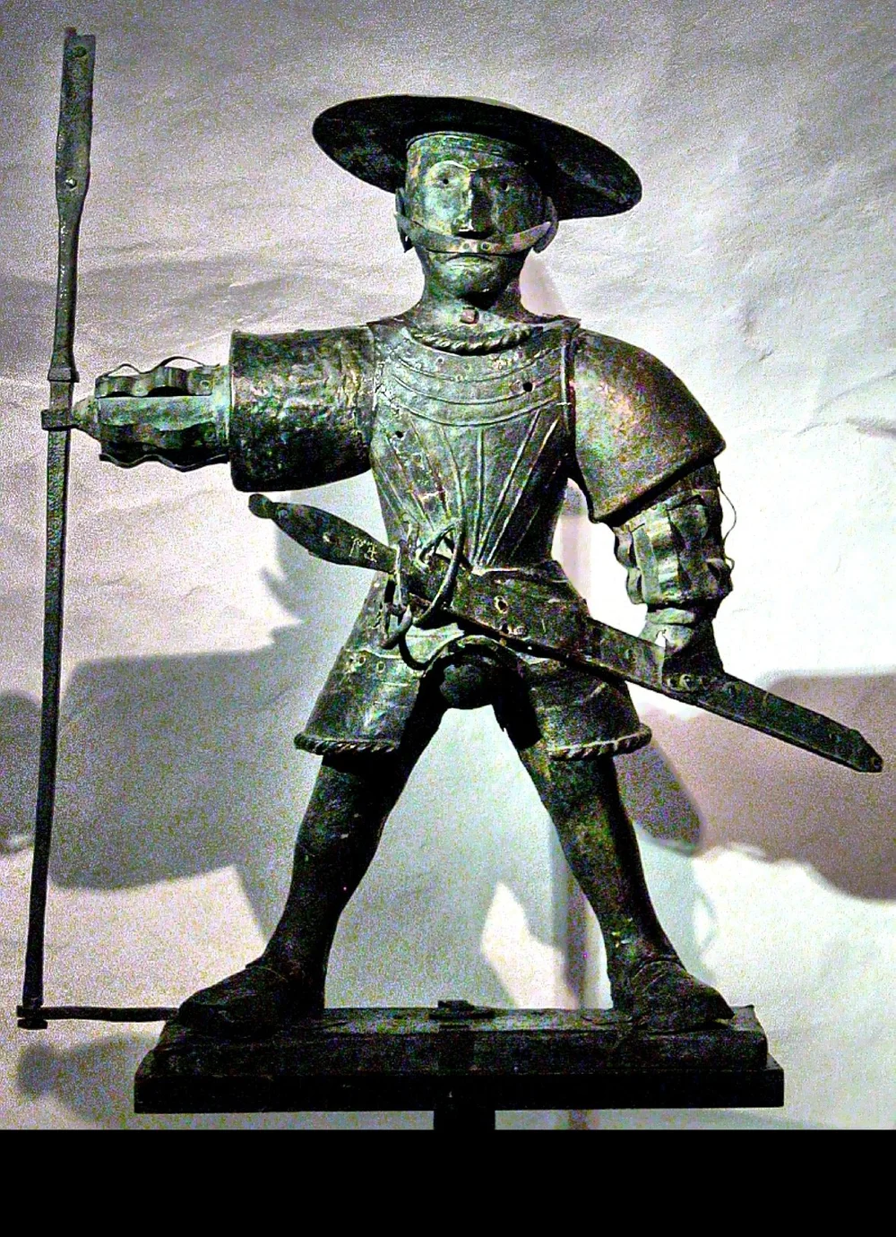  The weather vane "Old Thomas" on the top of the town hall's spire, that has been there since 1530, is one of the symbols of Tallinn.  