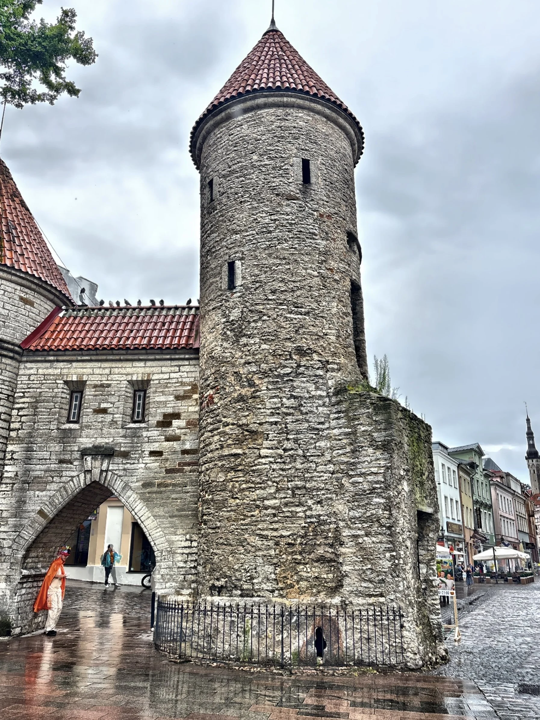  Viru Gate was part of the defense system of Tallinn city wall built in the 14th century. 