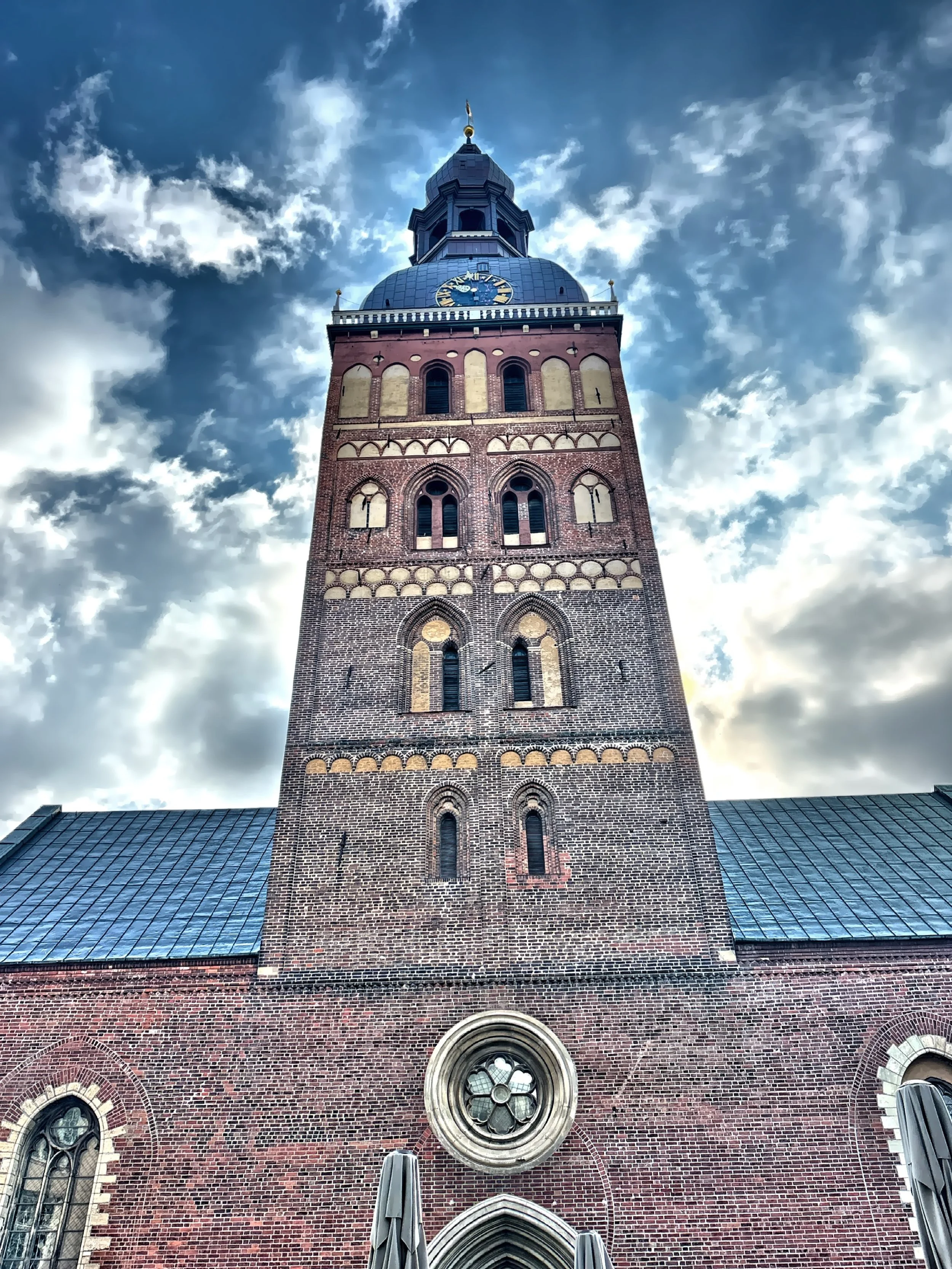 Riga Cathedral also called the Dome Cathedral—the grandest medieval church in the Baltics—home to an impressive historic organ. 