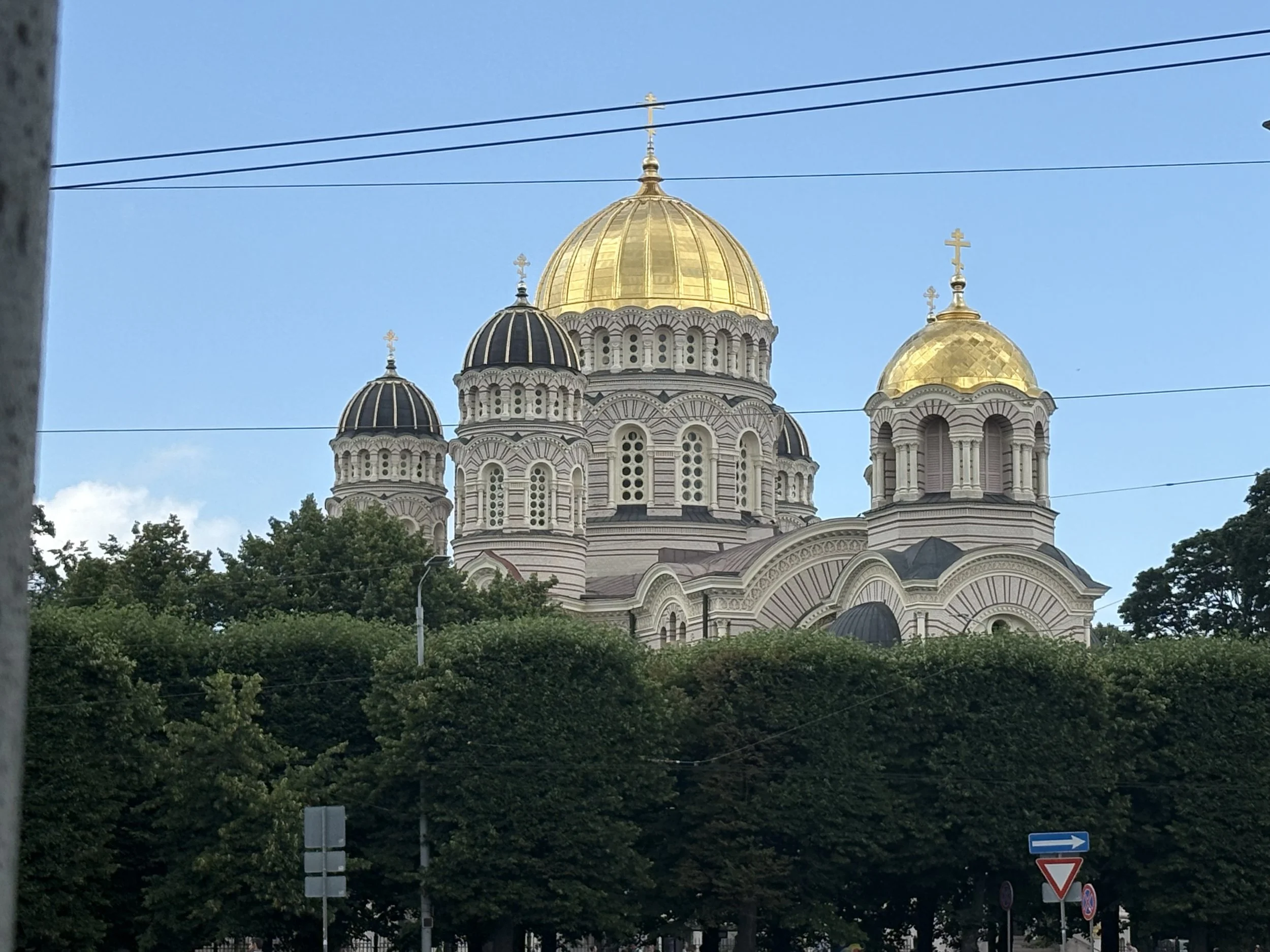  The Nativity of Christ Cathedral built between 1876 and 1883 when Latvia was part of the Russian Empire. 