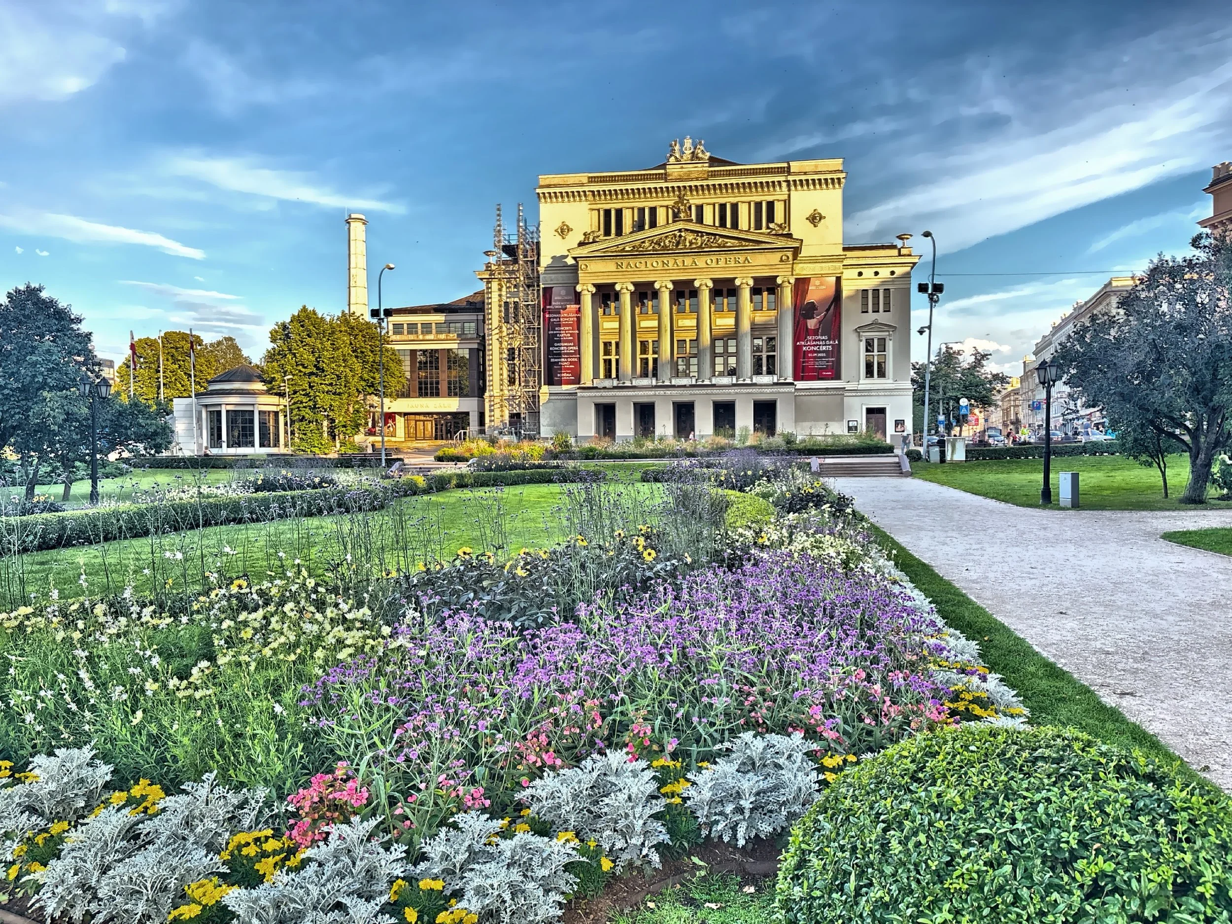  The Latvian National Opera House was originally constructed as the Riga German Theater in 1863. 