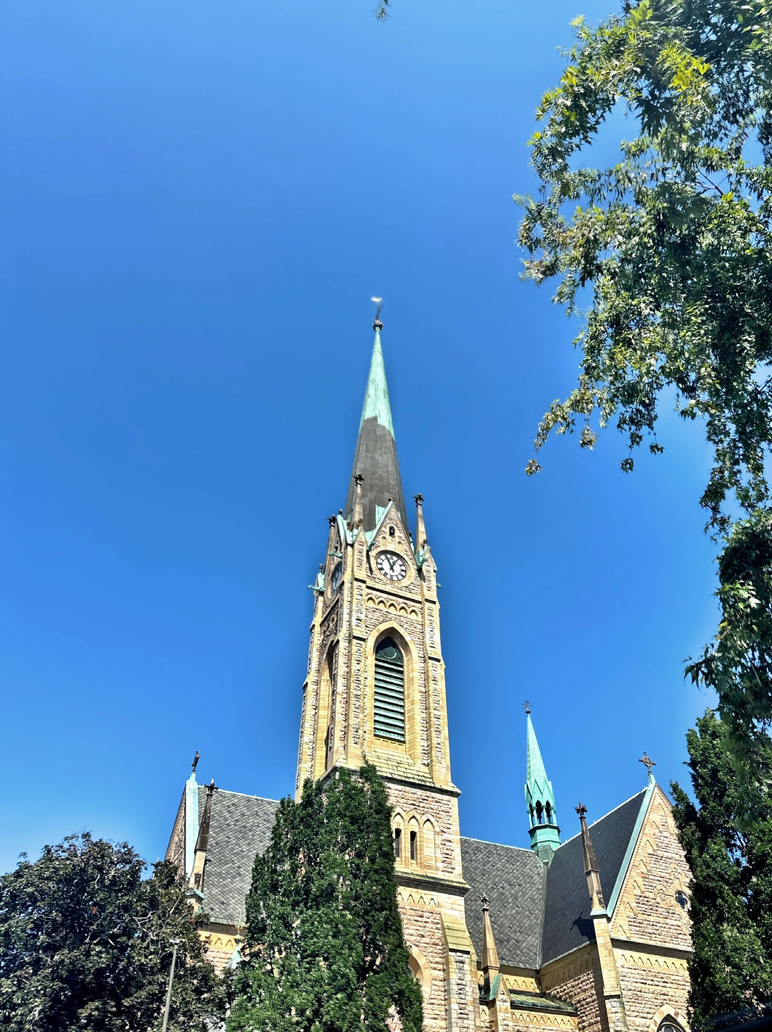  The tower of Oscar’s Church, named after King Oscar II who laid the cornerstone in 1897. 