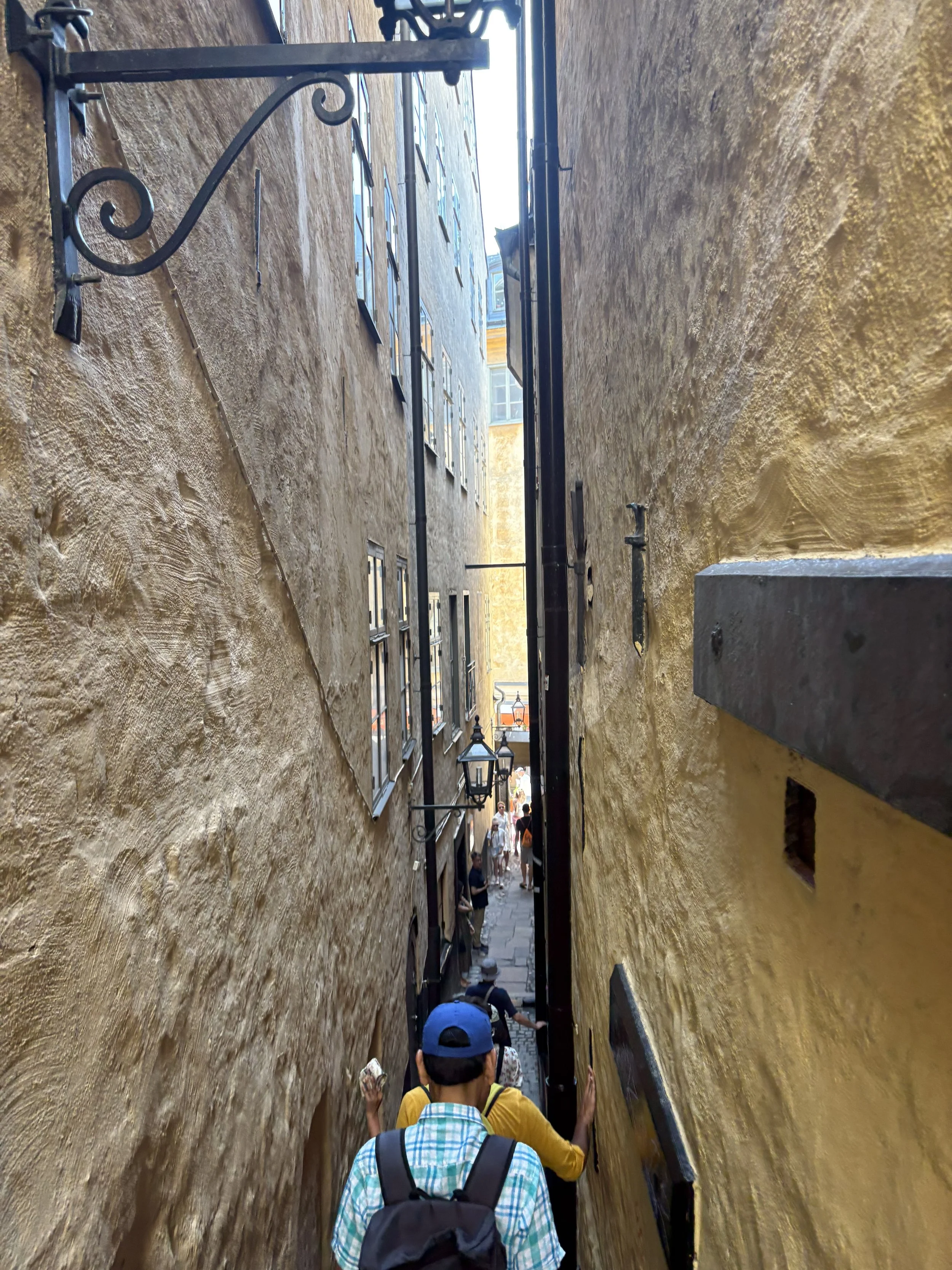  The ‘Alley of Marten Trotzig’ is the narrowest street in Stockholm measuring 35” wide. 