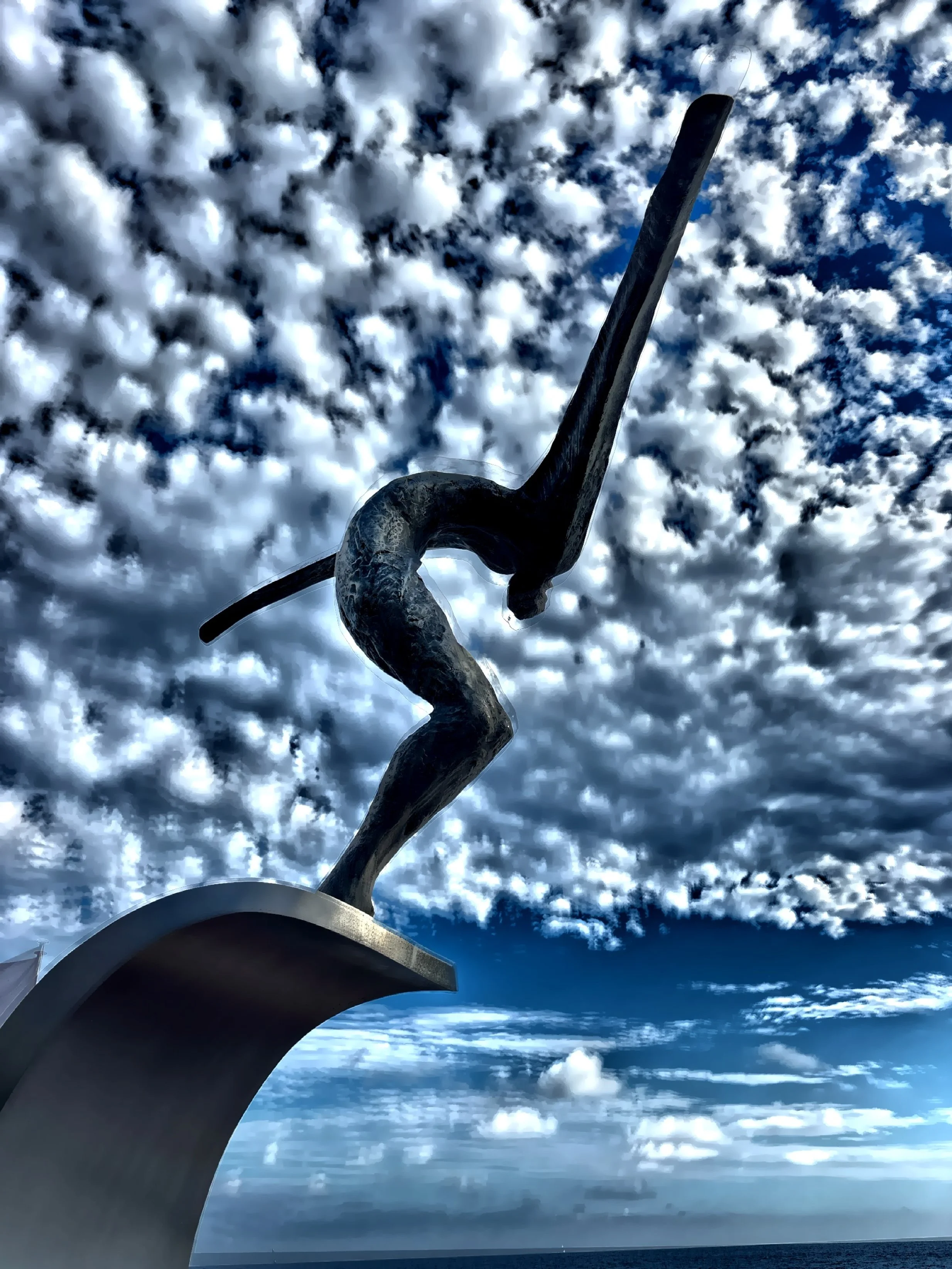  Artist Jean-Marie Fondacaro created this memorial which is on the Promenade des Anglais marking the site where a cargo truck drove into a crowd on July 14, 2016. 
