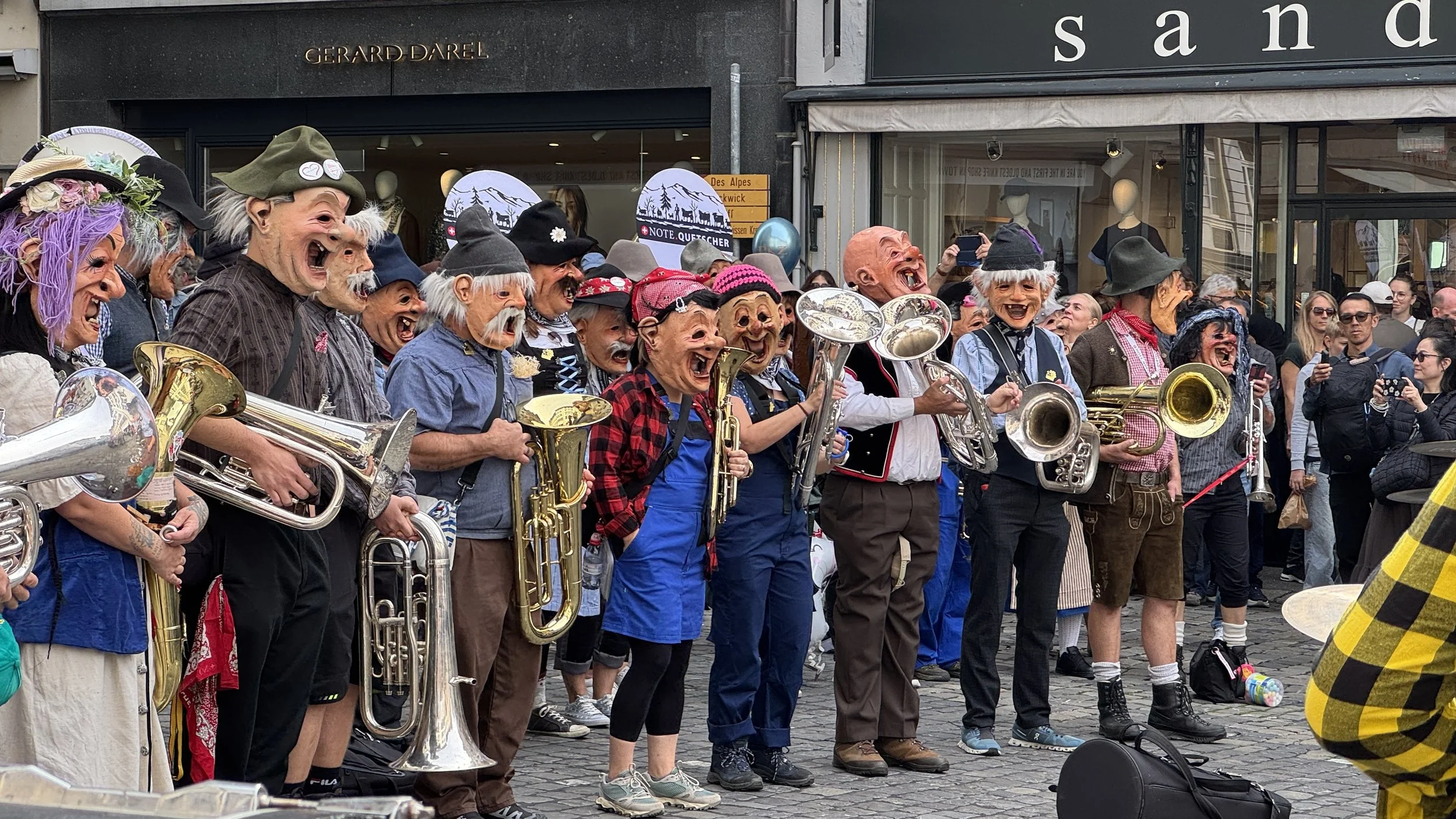  This was part of a Gugge band performance. 