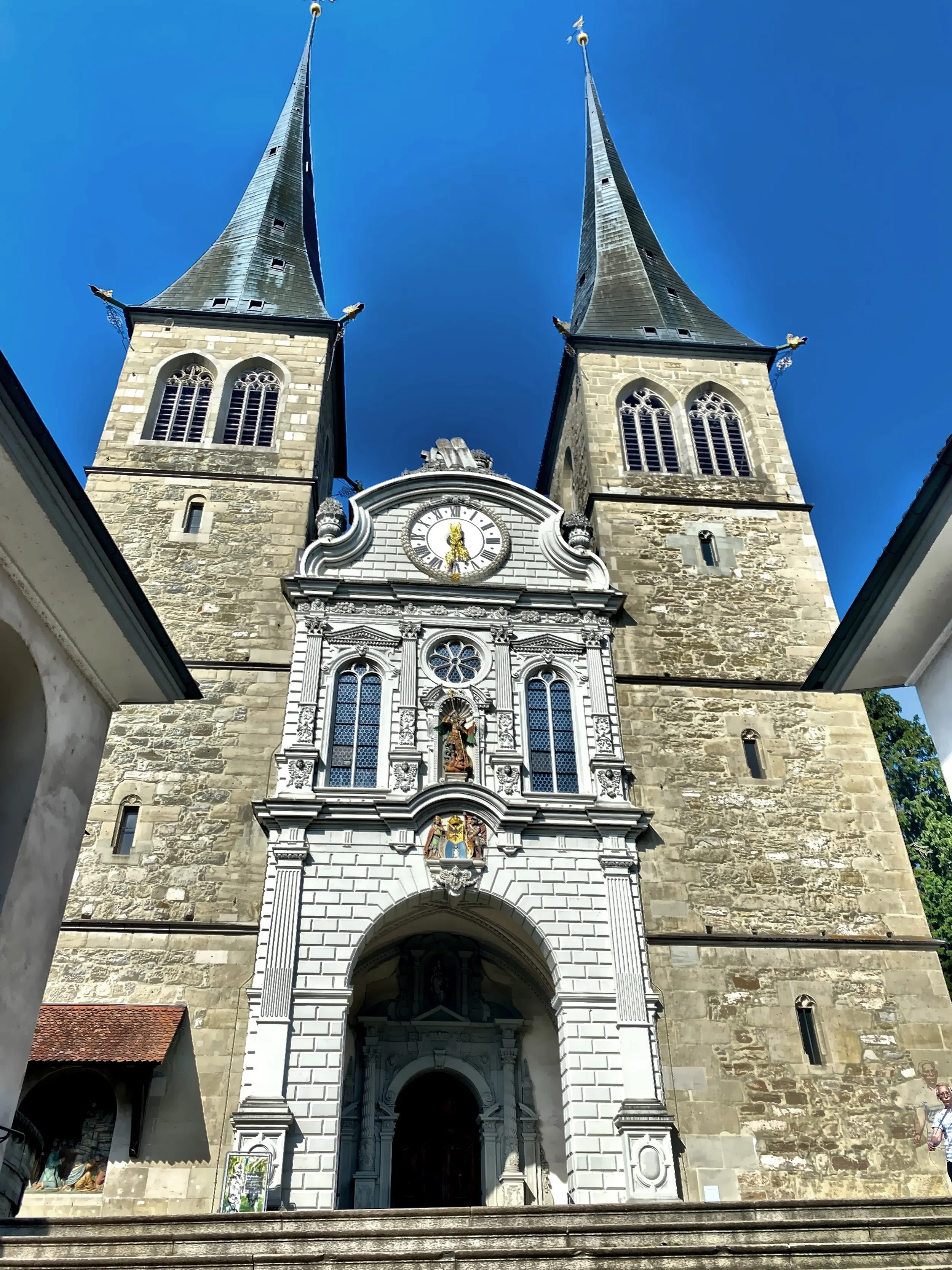 The Iconic Twin Towers Of Lucerne’s Skyline - Church Of St Leodegar