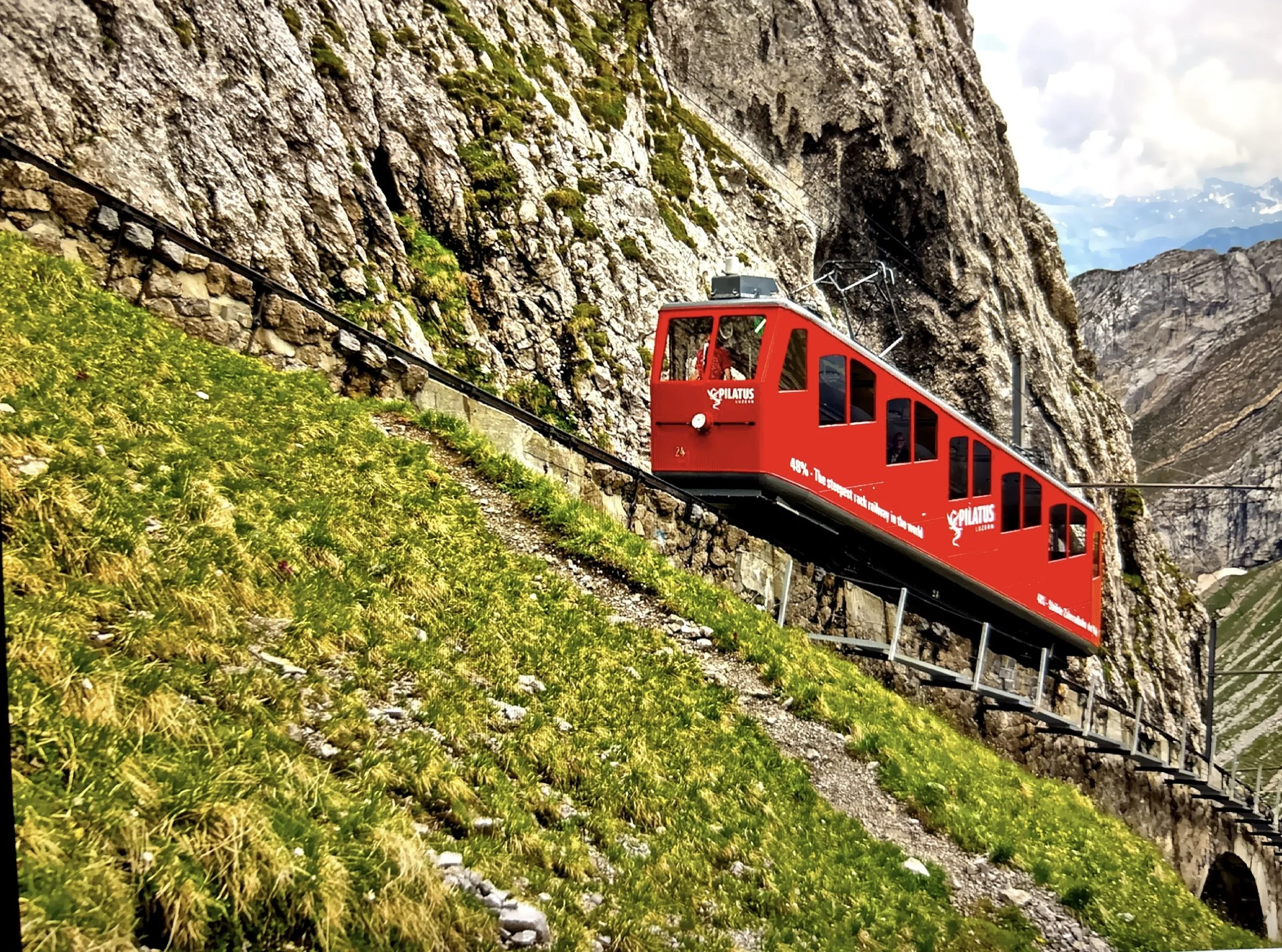  The world’s steepest cogwheel train 