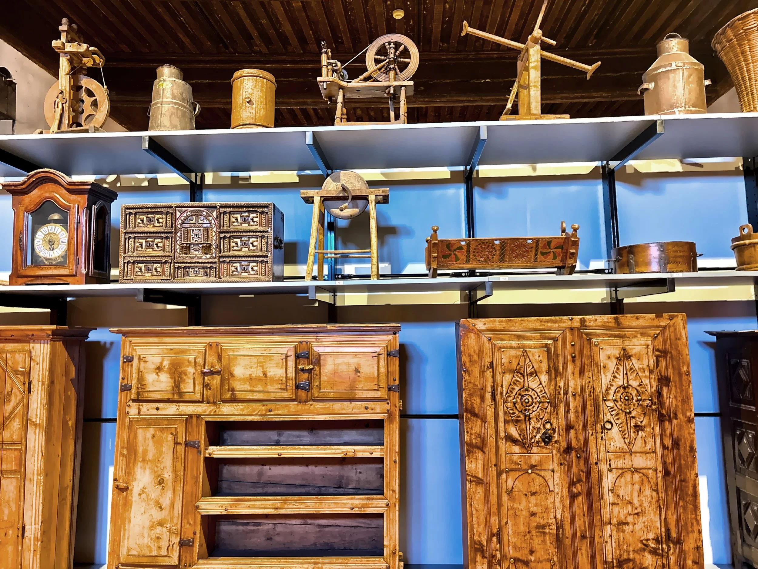  The regional art and history on display includes beautiful carved furniture, religious paintings, and medieval sculptures. 