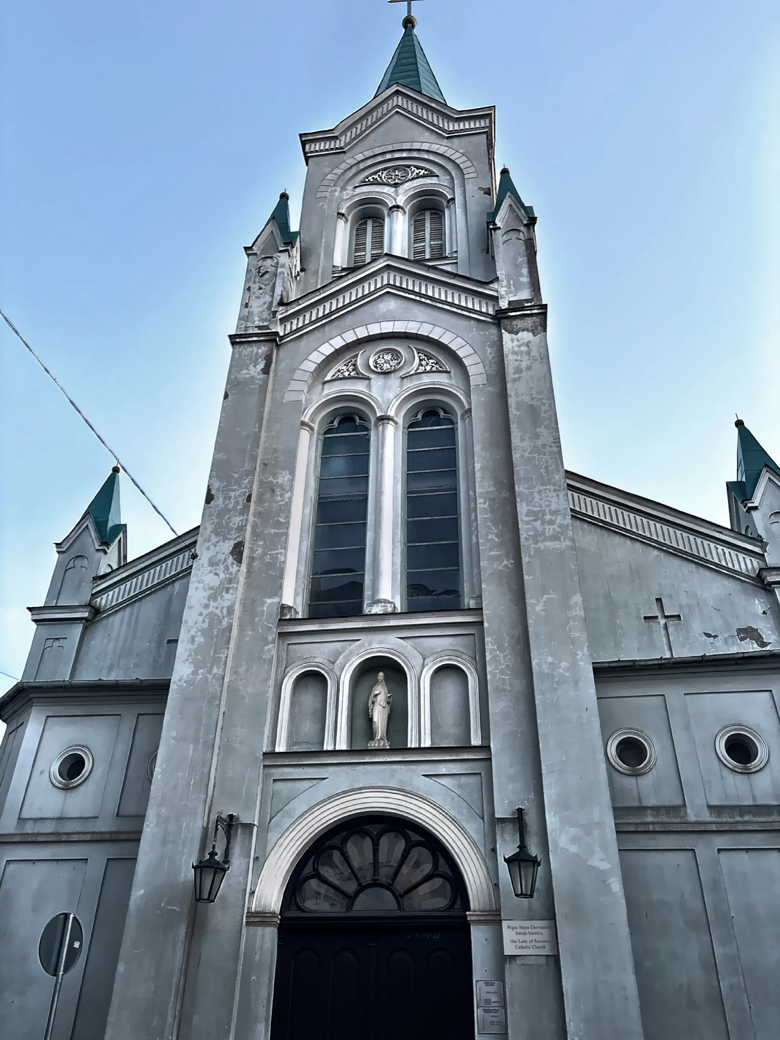  Our Lady of Sorrows Church, the first newly built stone Catholic church after the Reformation (1785).  