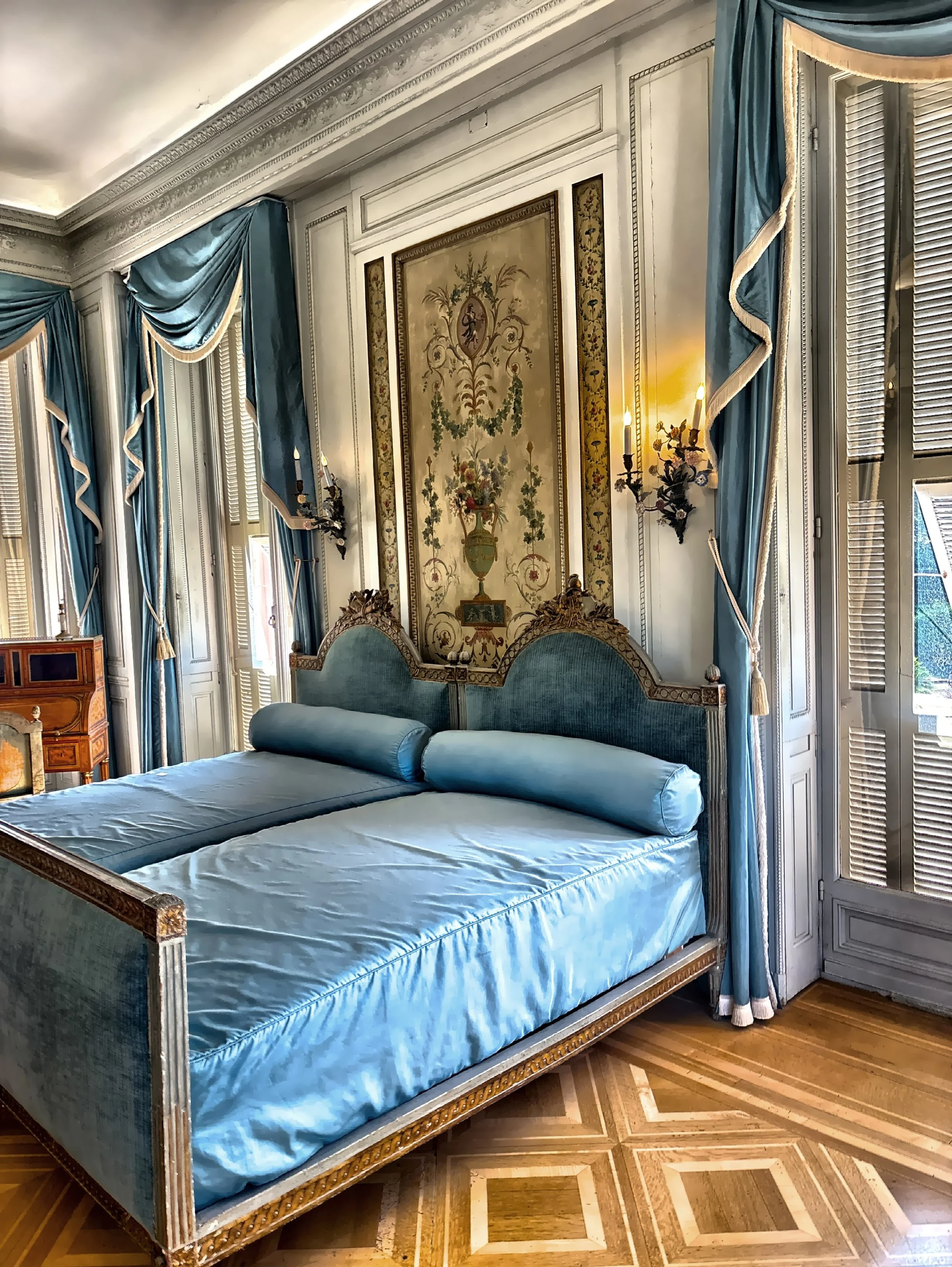  In the second floor blue guest bedrooms. 