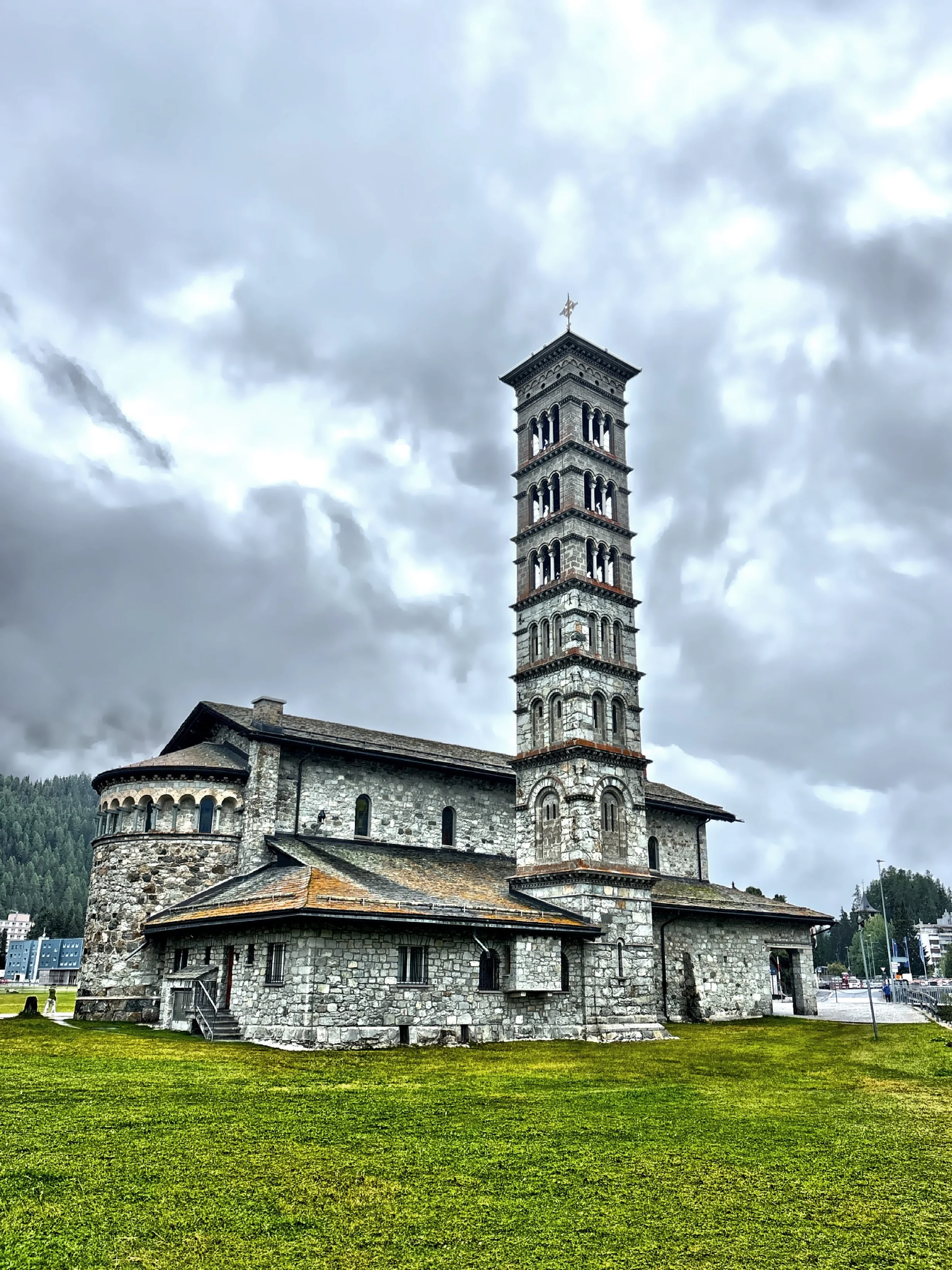  The Catholic Church of St Charles Borromeo, built between 1886 and 1889, is known for its distinctive bell tower 