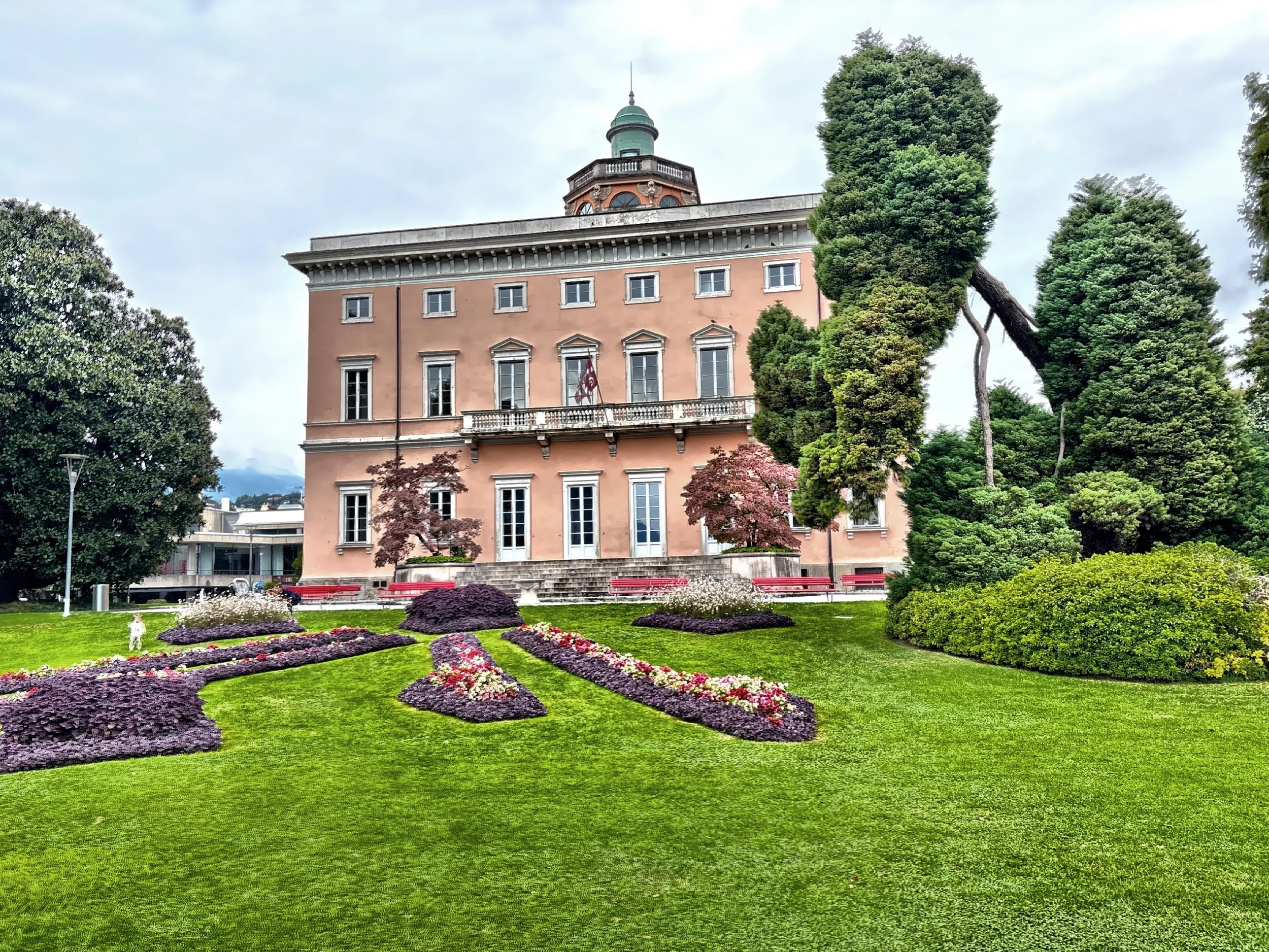  Villa Ciani was built between 1840 and 1843 for the Ciani brothers.  It is surrounded by Lugano’s most elegant historical garden. 