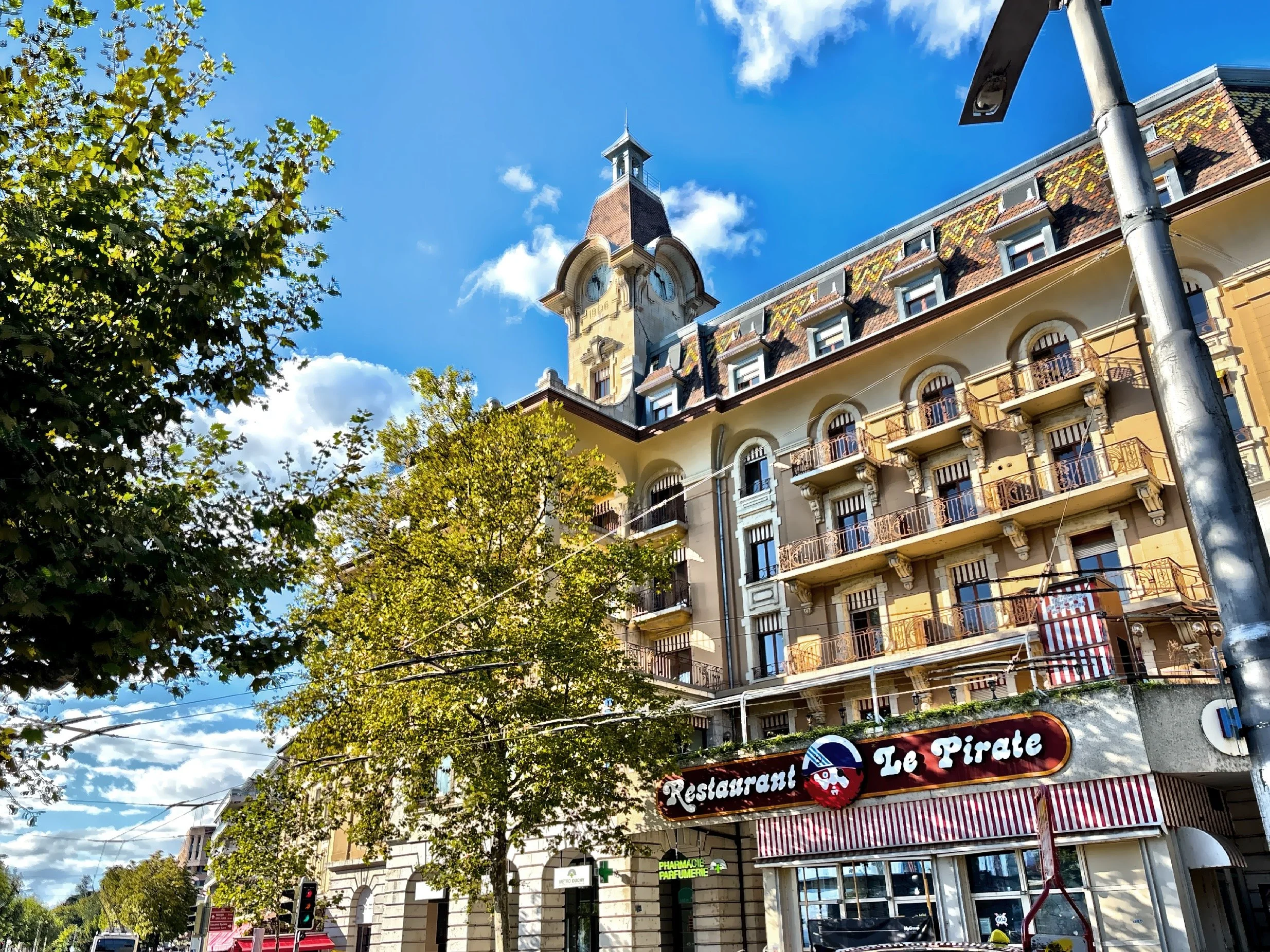  The Hotel Aulac in the Ouchy neighborhood. 