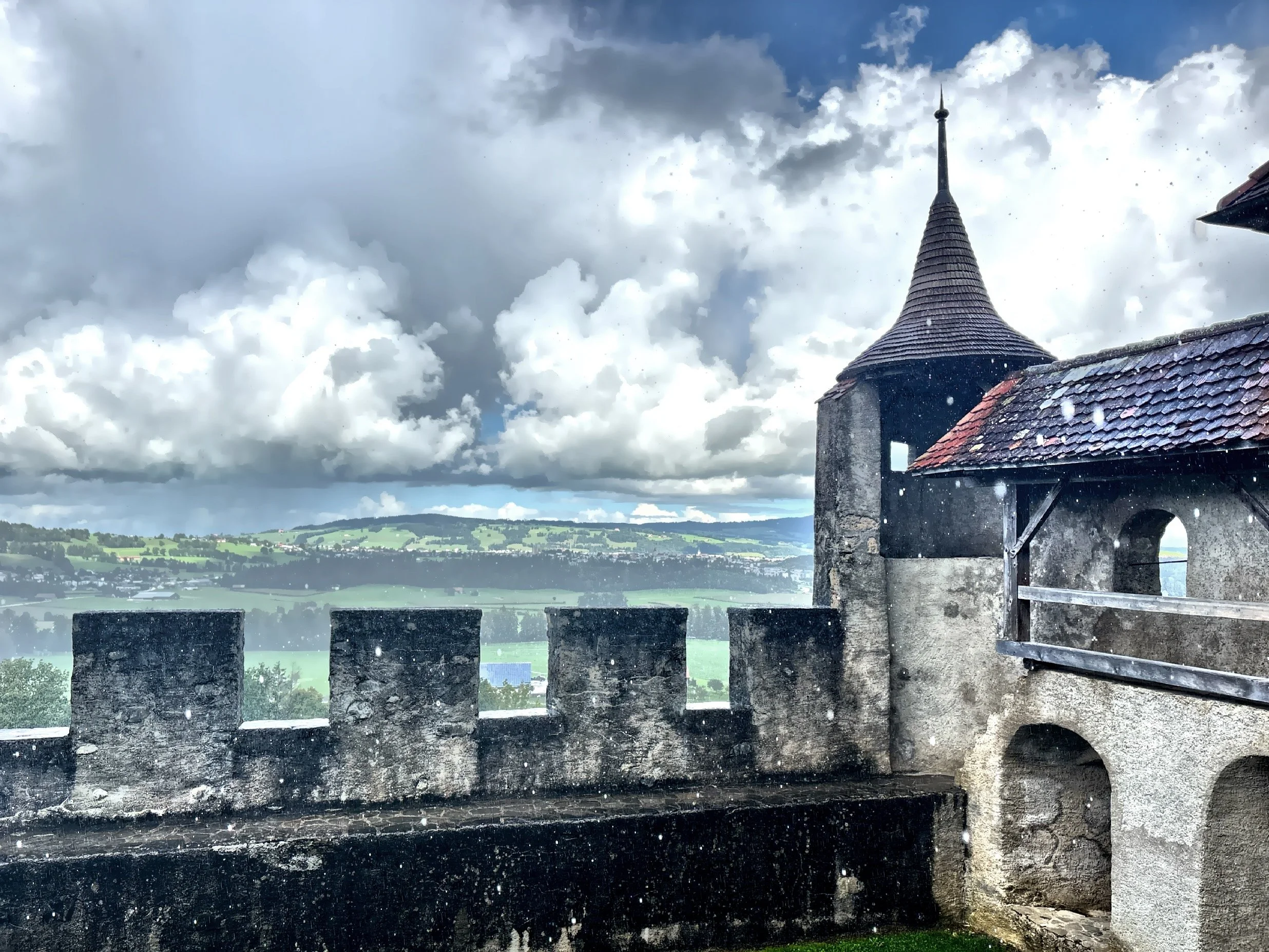  The views from Gruyeres Castle 