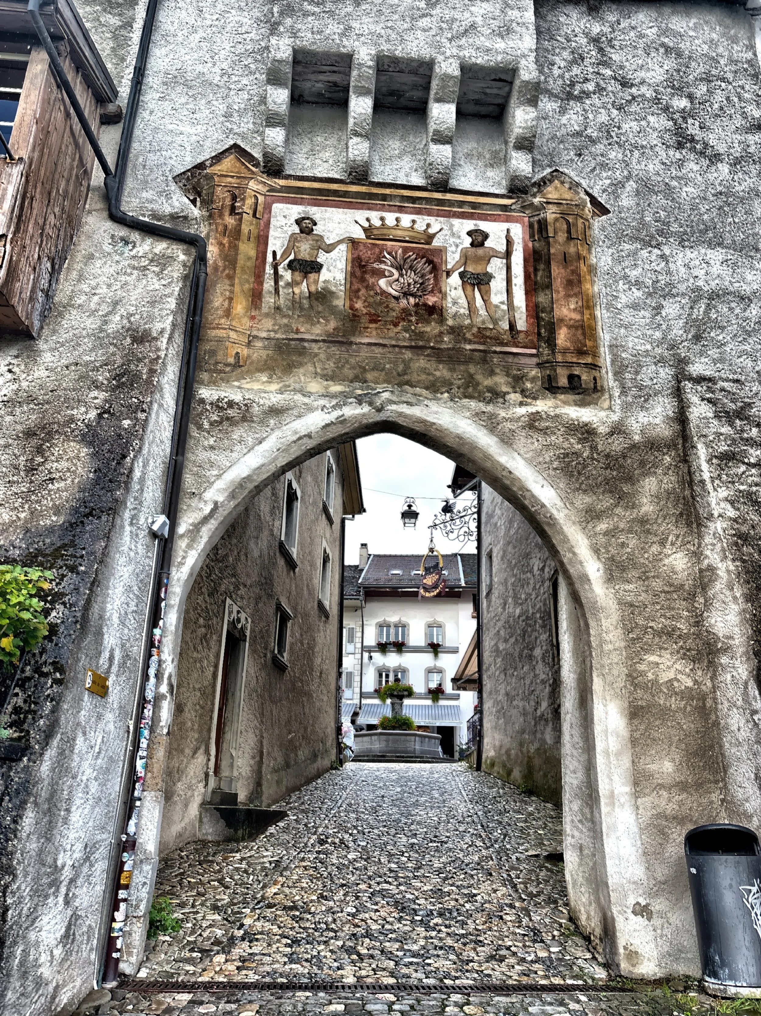  Entrance to Gruyeres Castle 