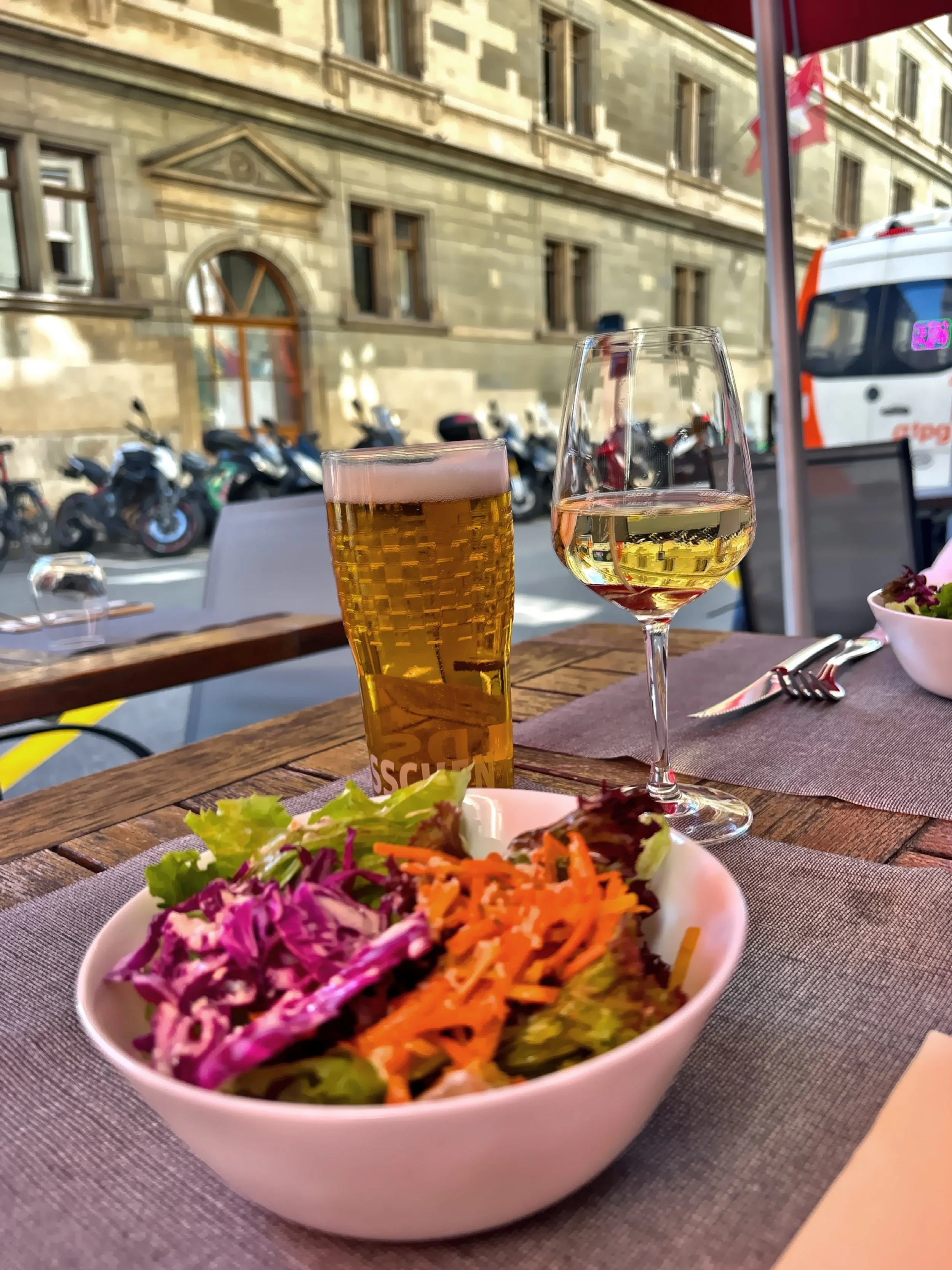 Switzerland produces excellent wine but about 98% is consumed domestically. Production is small, wine culture is strong, and prices are high, so the Swiss happily drink almost all of it themselves. 