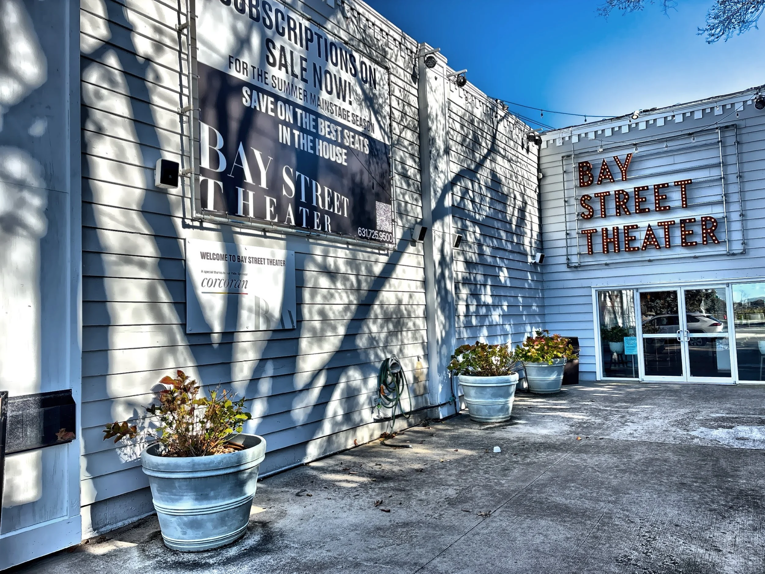  The year-round Bay Street Theater. 
