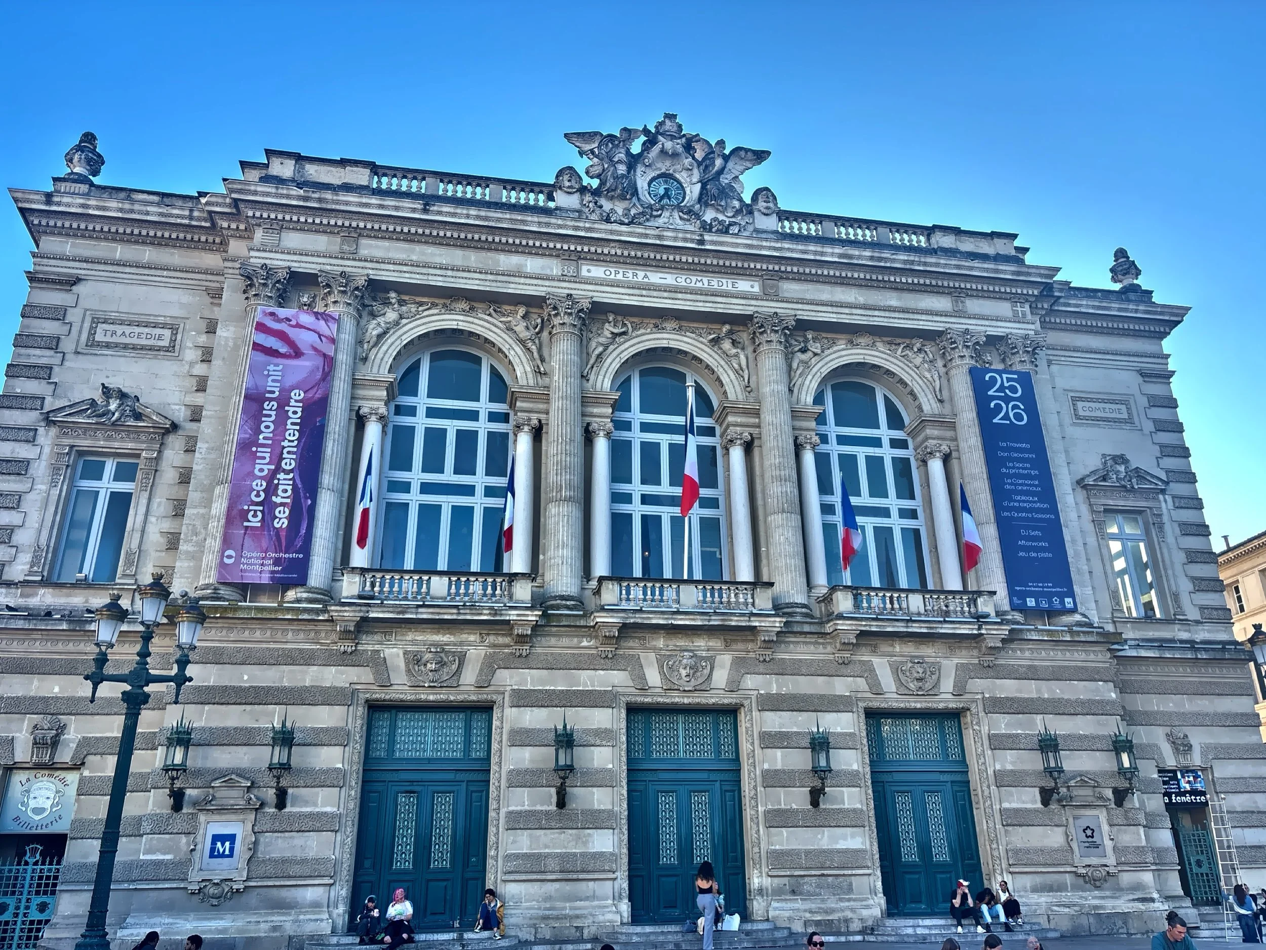  Opera Comedie built between 1884 and 1888. 