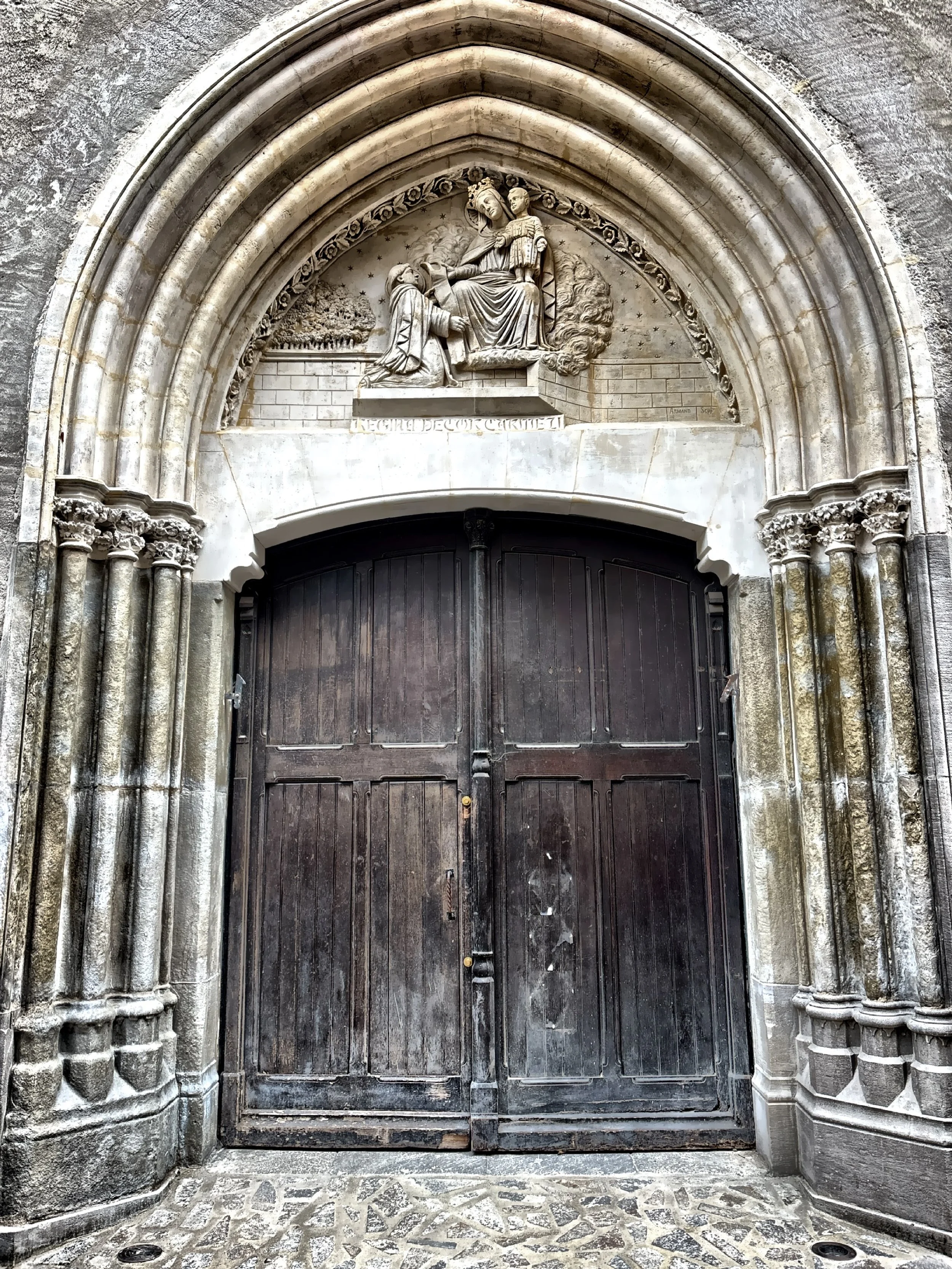  The entrance to the Basilica 