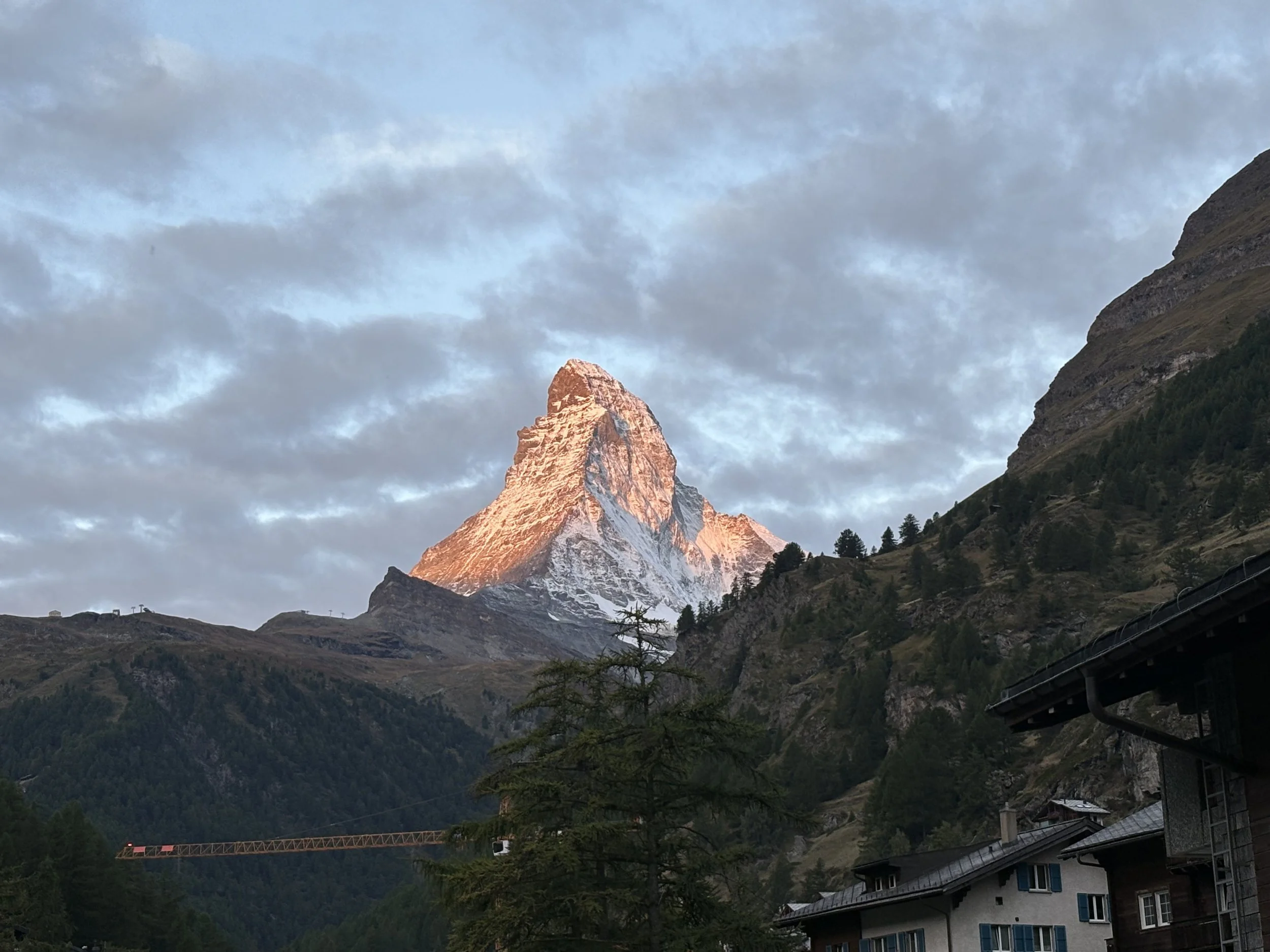  The Matterhorn—famous, photographed, and still breathtaking every single time.   