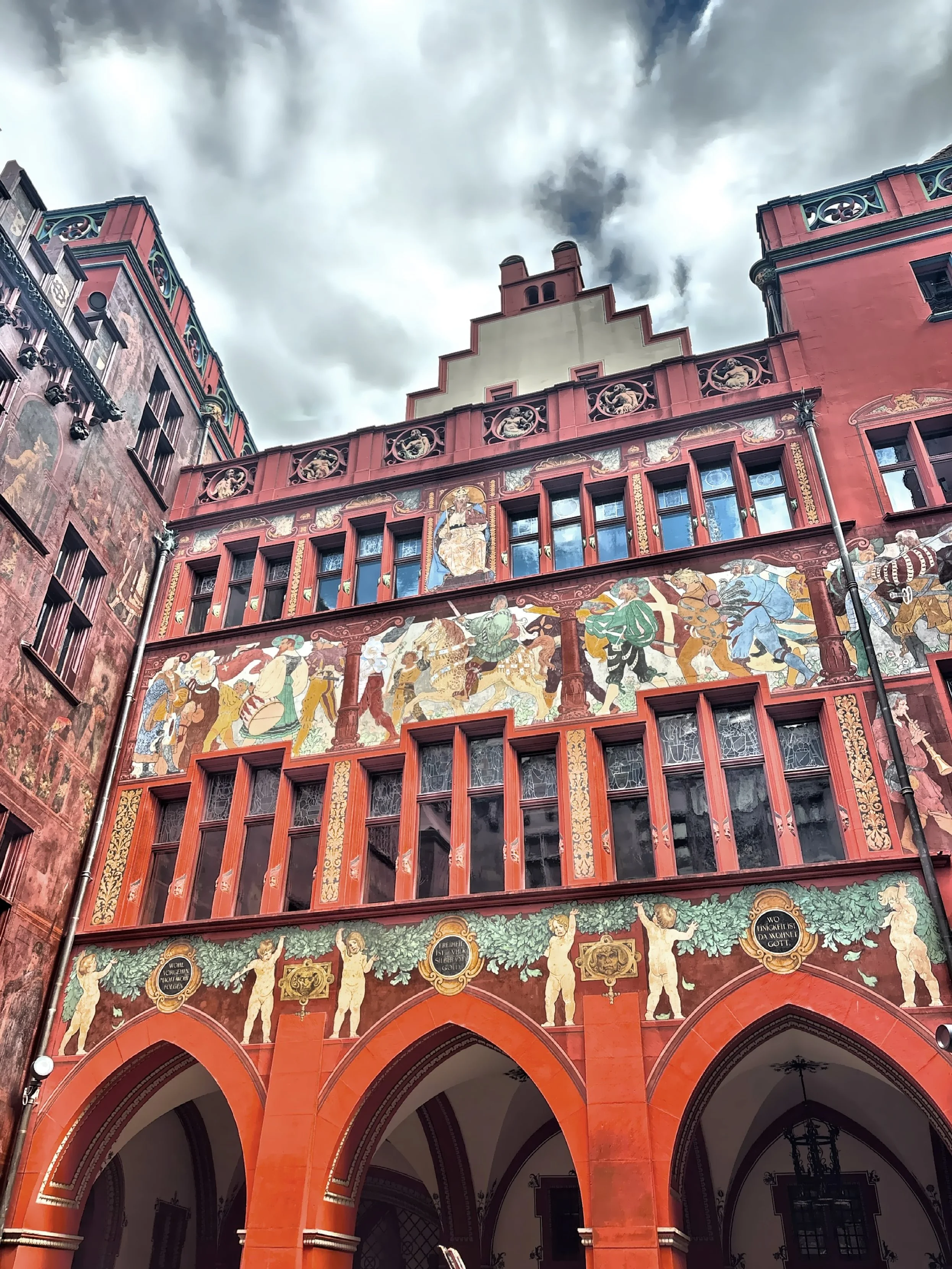 500-Year Old Landmark In Basel - Town Hall