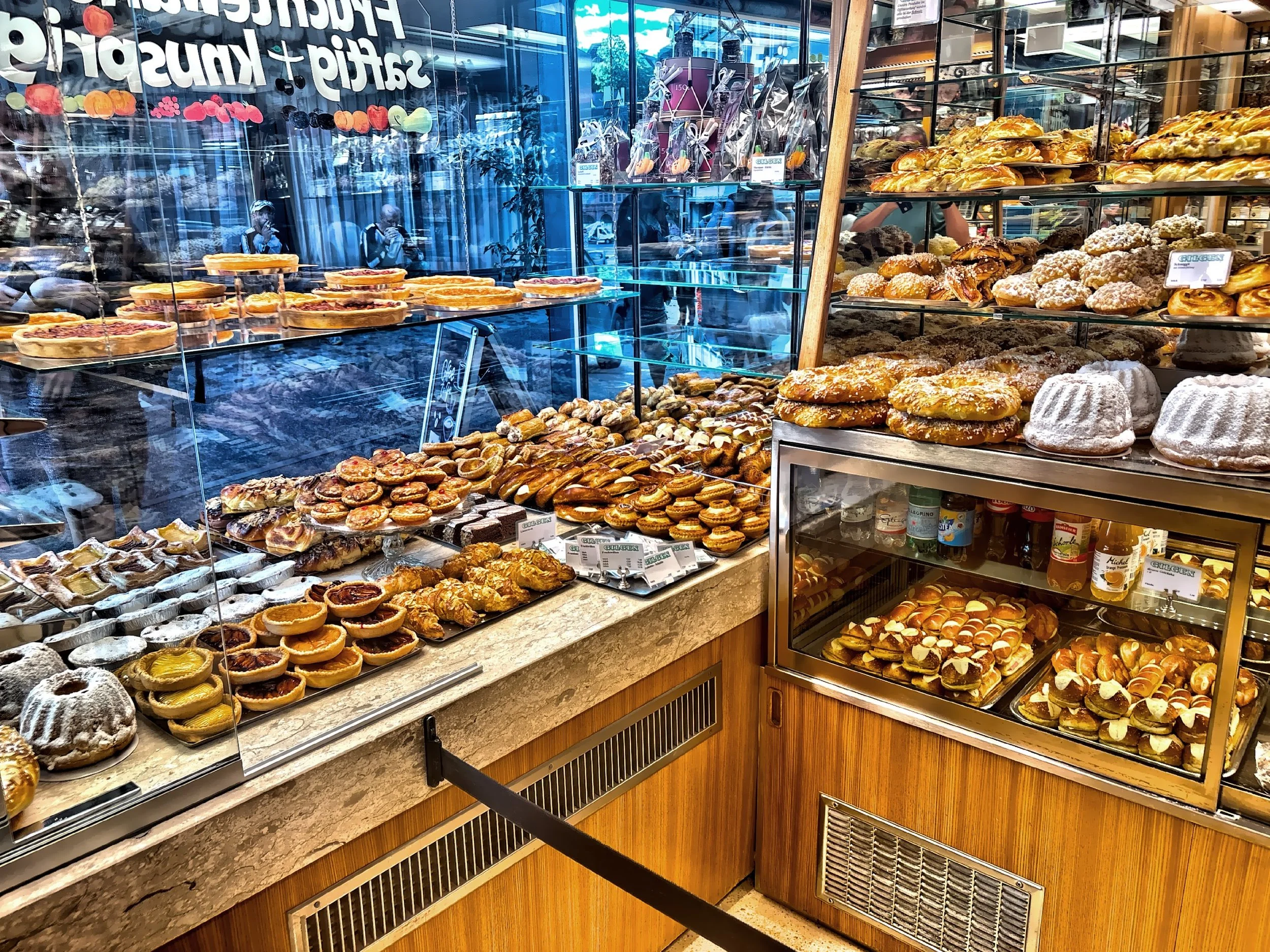  There’s no shortage of sweets in Basel’s bakeries—windows brimming with delicate pastries, glossy fruit tarts, and classic Swiss treats. 