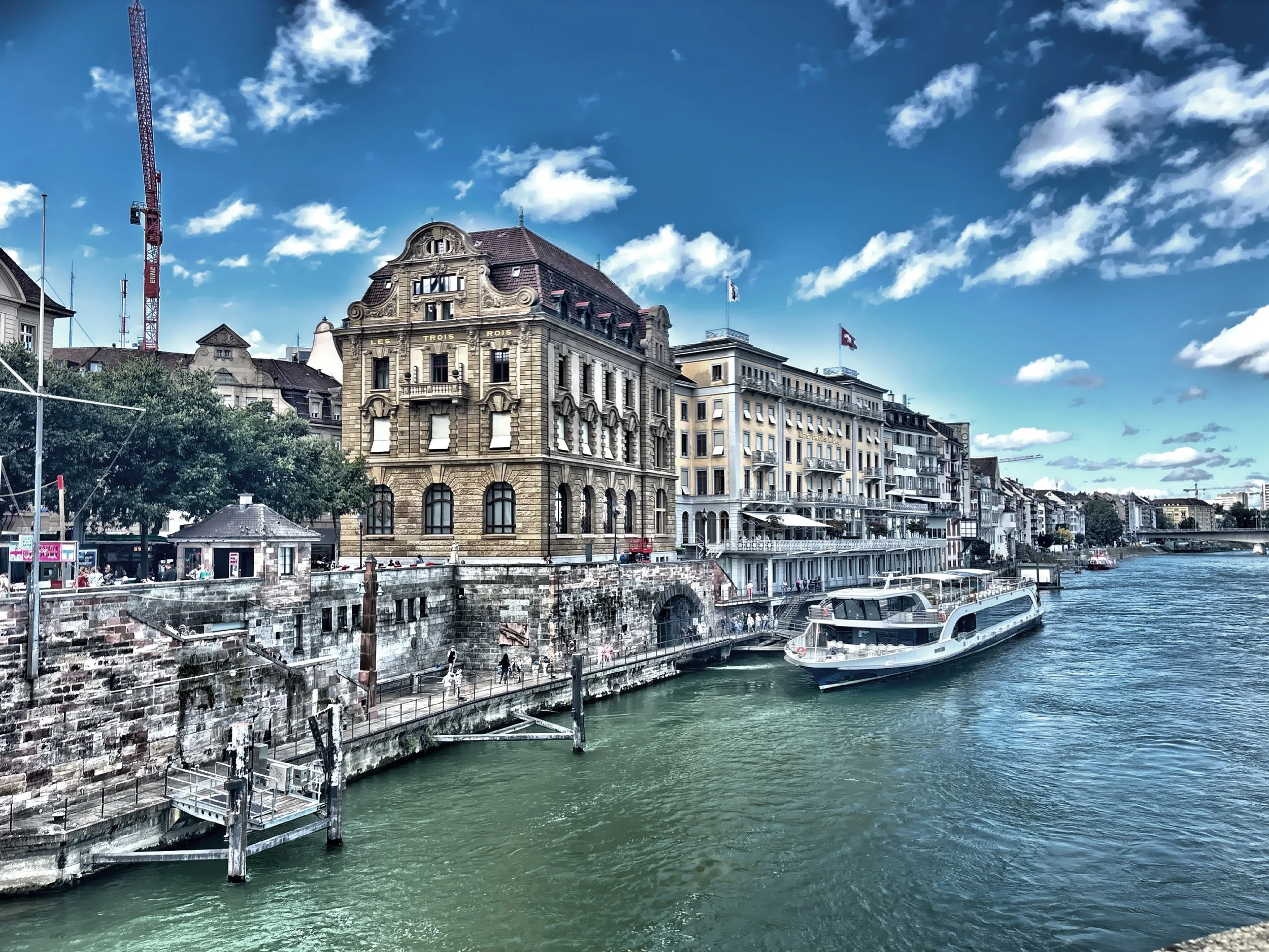  Basel is a major riverboat cruise hub. 