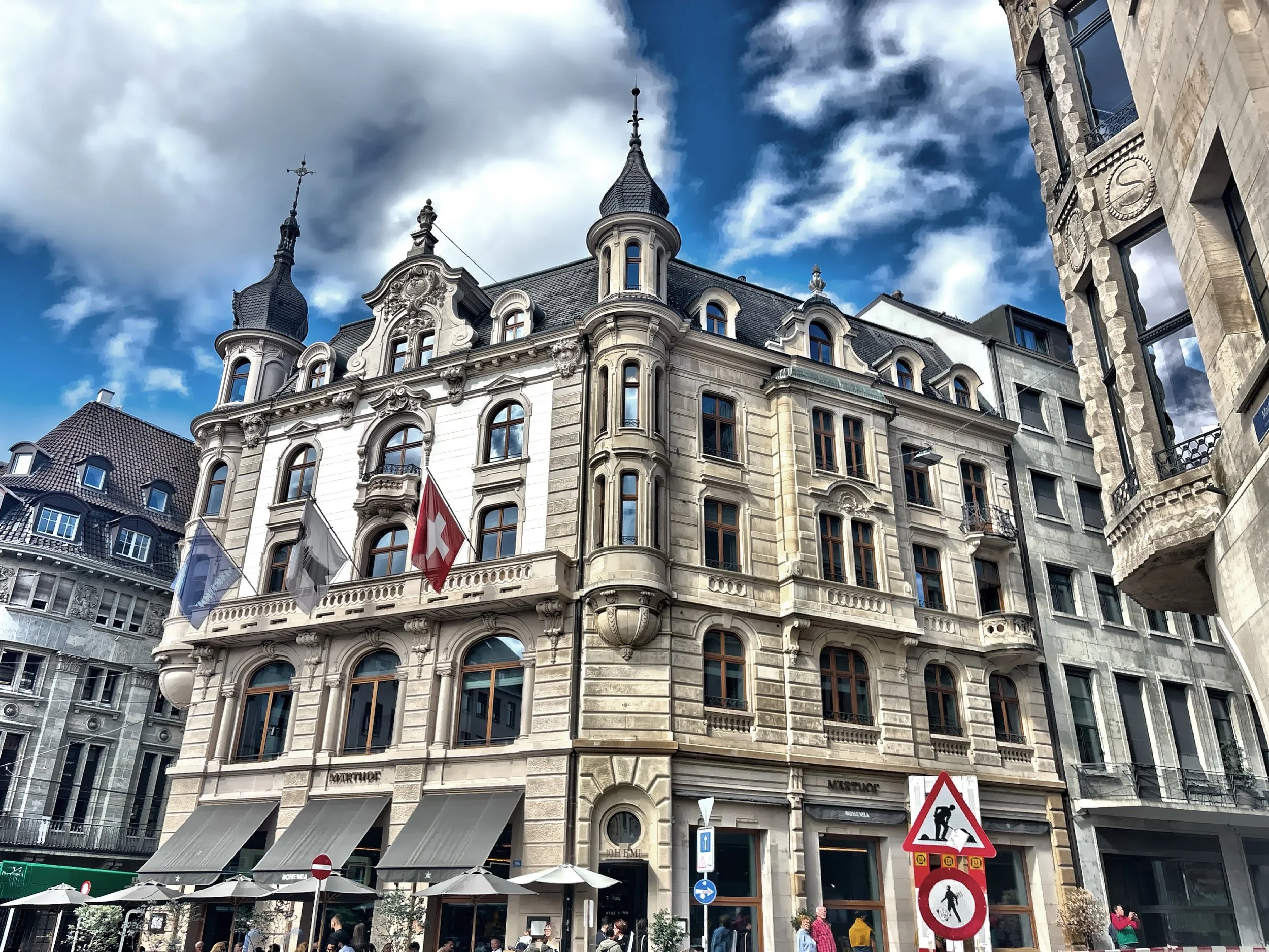  The Hotel Marthof Basel, a boutique hotel,  housed in a building dating back to the late 1800’s. 