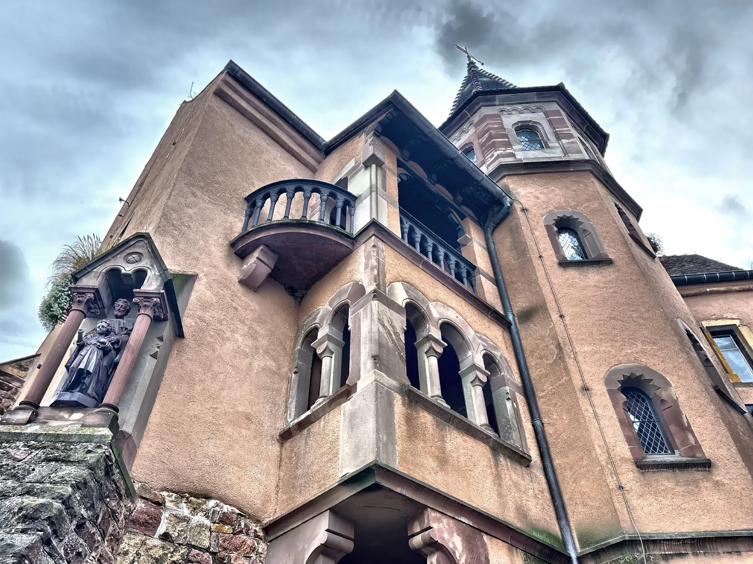  The  Chapelle Saint-Leon  is just one small, beautiful detail in a village that feels like it was designed for wandering. 