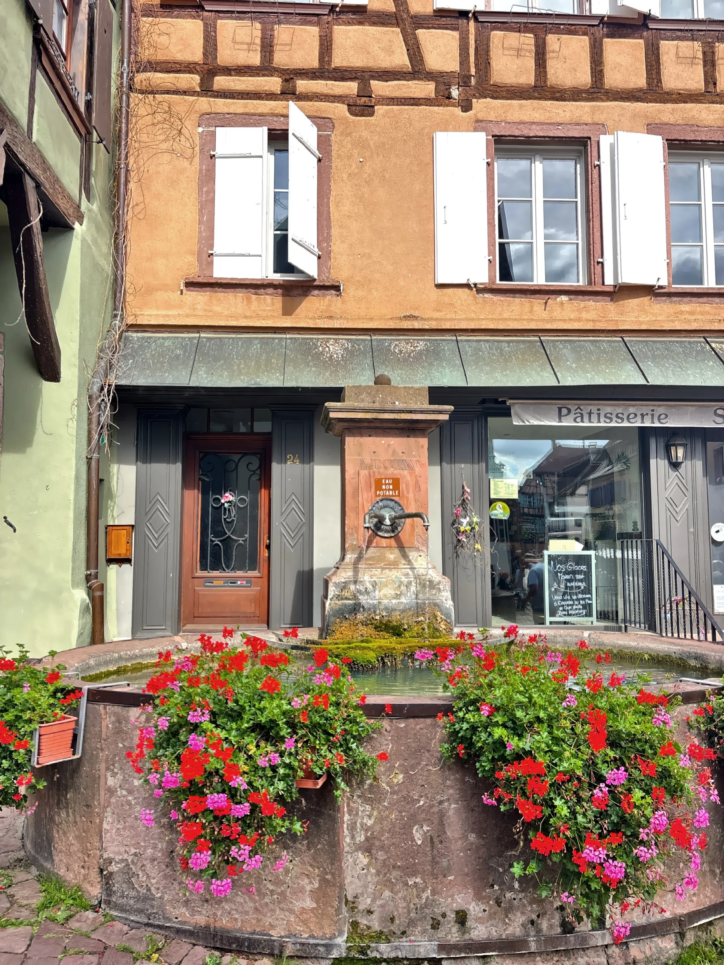  One of the traditional fountains. 