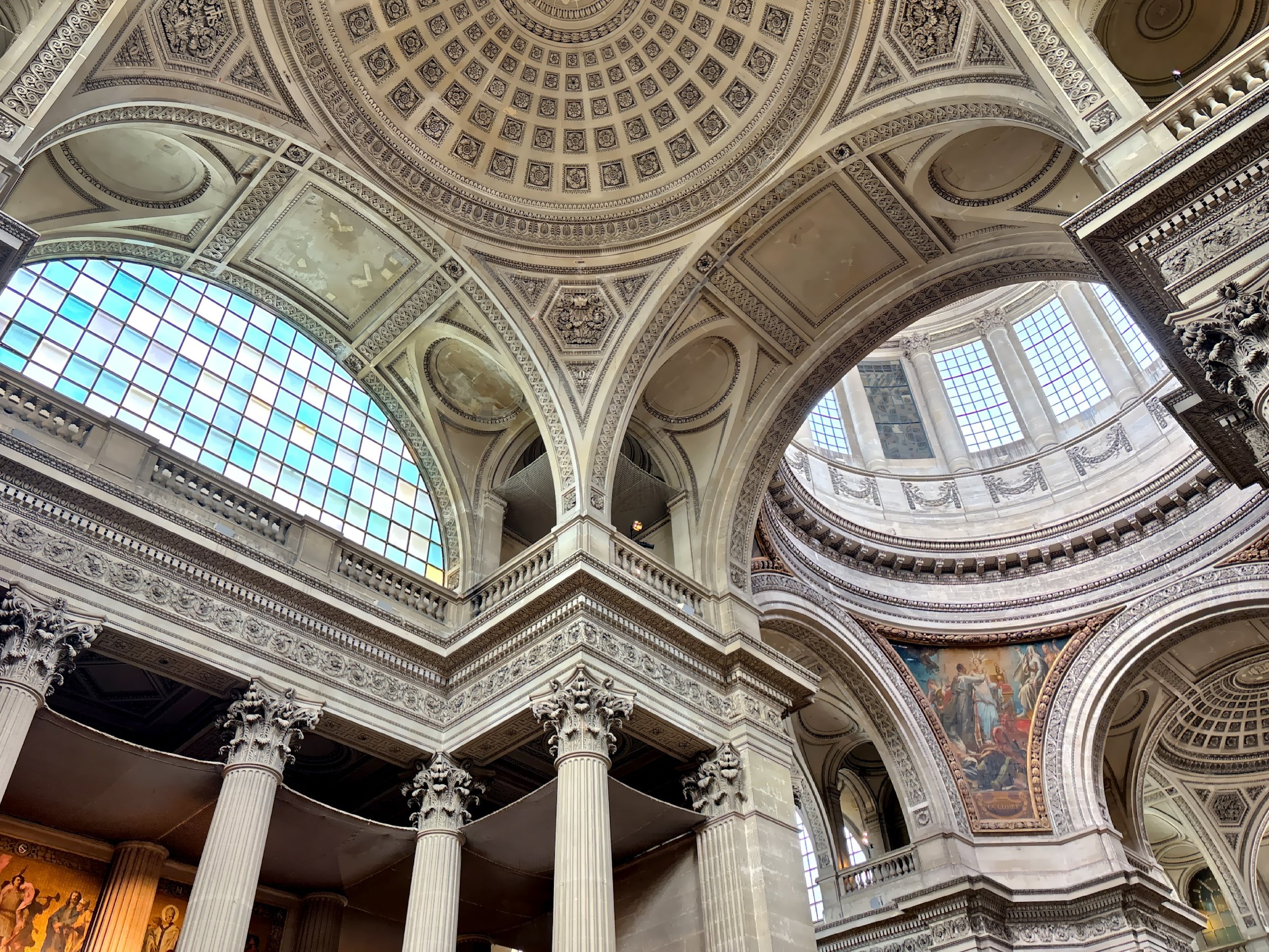  The vast interior is bathed in natural light. 