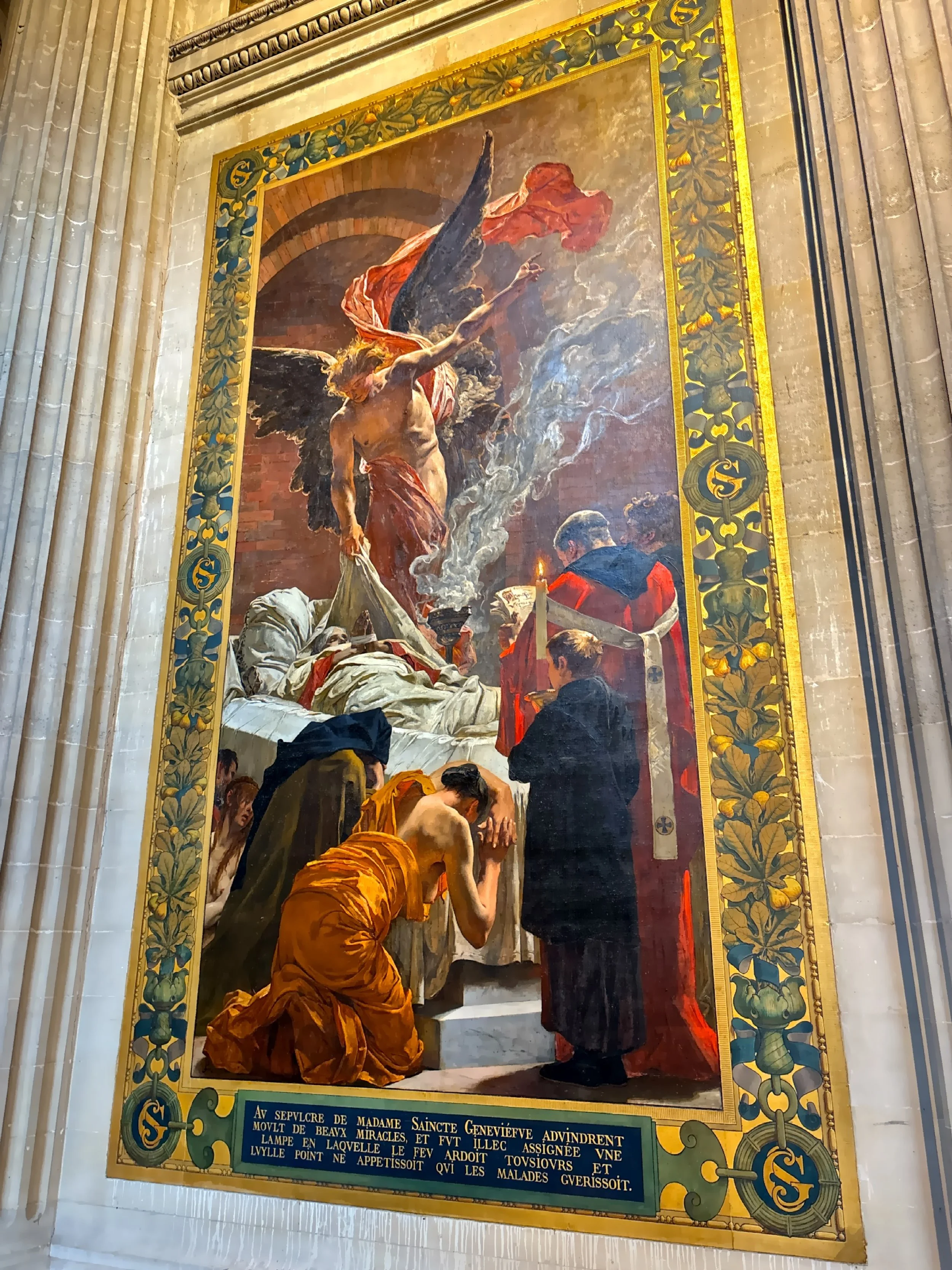   The Funeral of Saint Genevieve  by French artist Jean-Paul Laurens. 