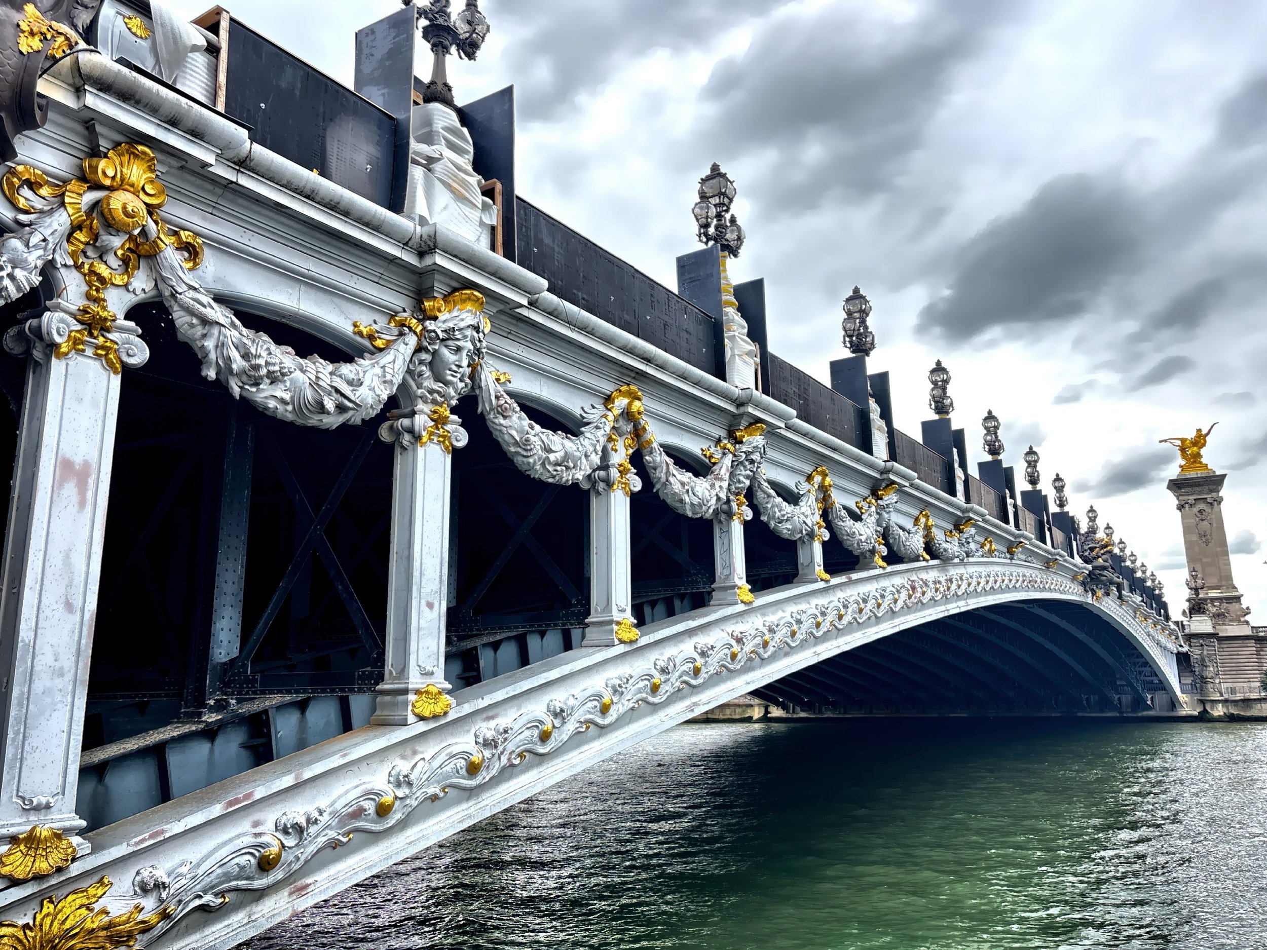  The Pont Alexandre III, considered the most ornate and extravagant bridge in the city. 