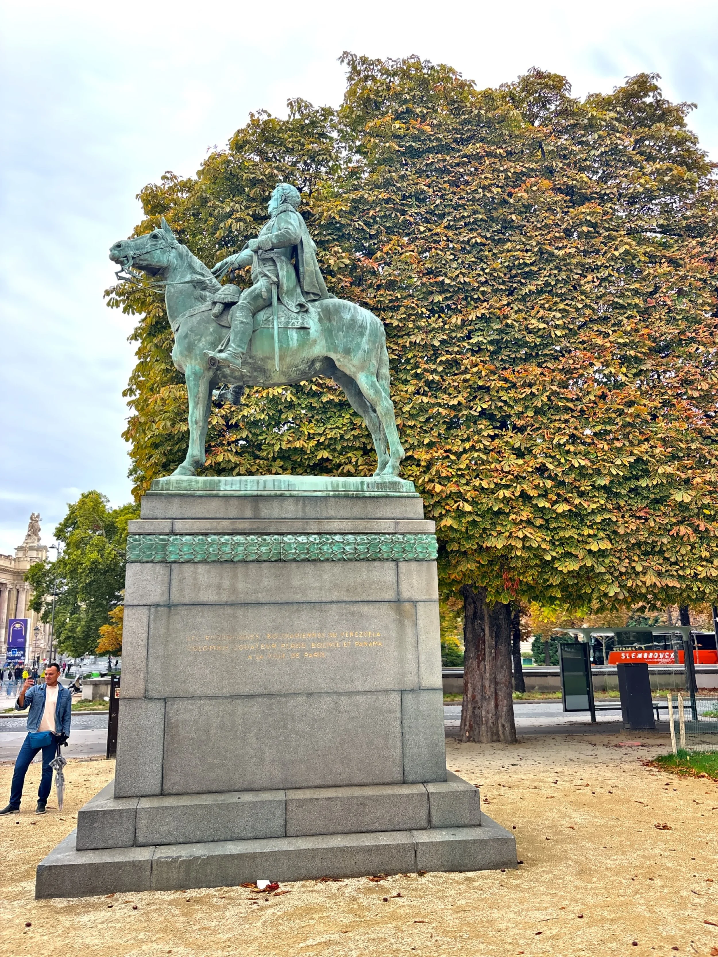  This statue of Venezuelan military and political leader Simin Bolivar was gifted to Paris in 1930. 