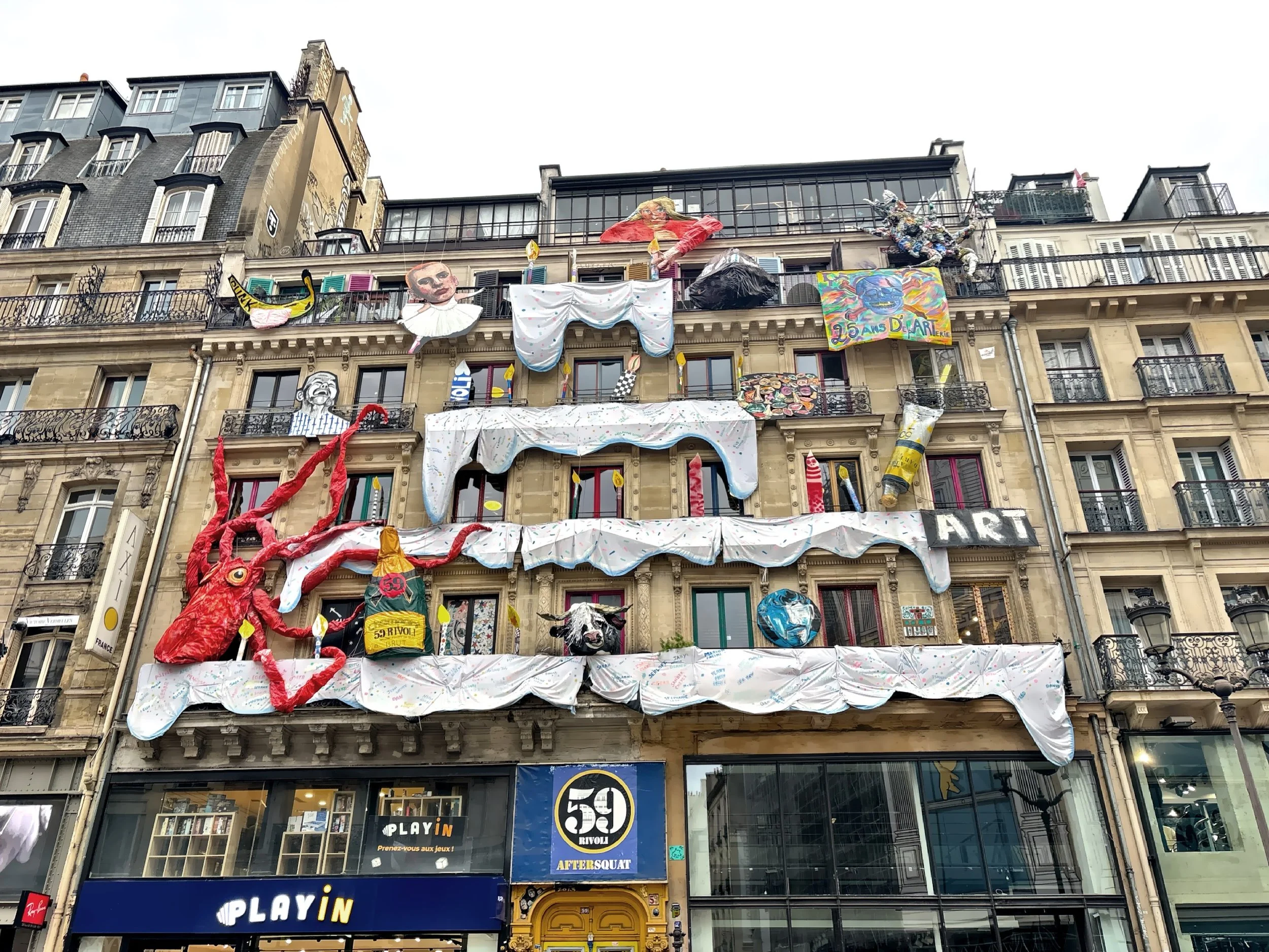  59 Rivoli, an iconic contemporary art gallery and artist residence. 