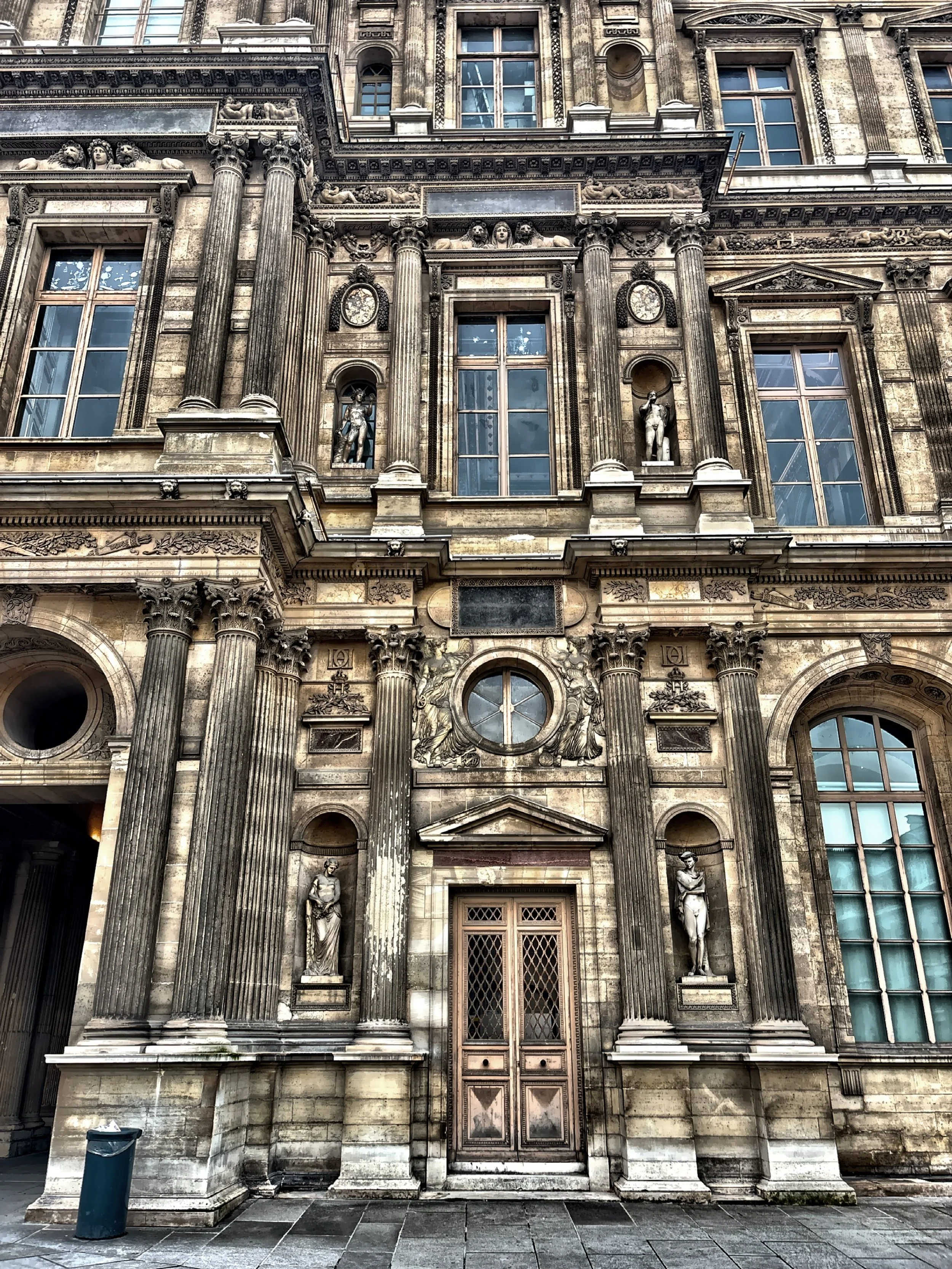  The Sully Pavilion, part of the extensive Louvre Palace complex. 