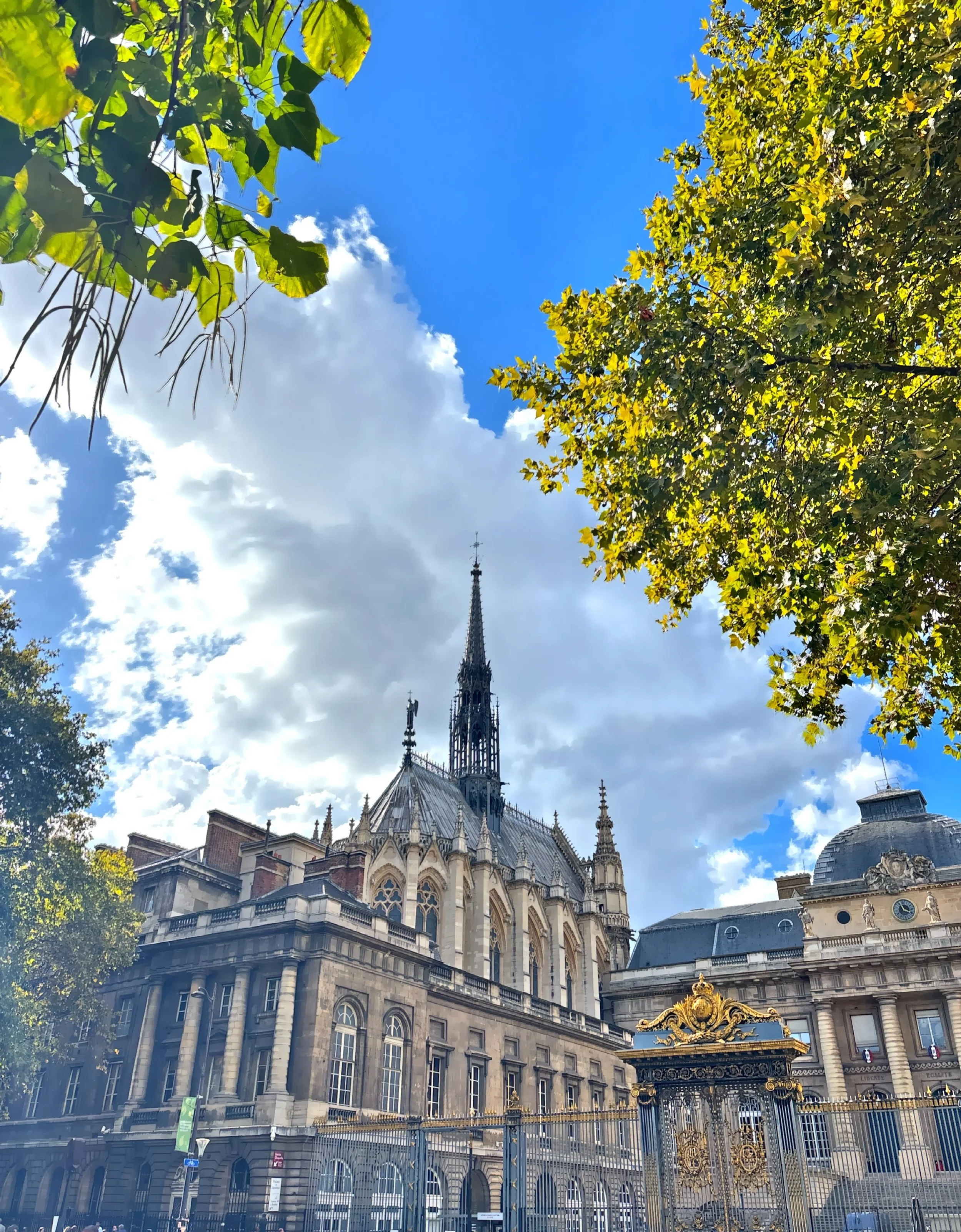  Sainte-Chapelle, a royal chapel built in the mid-13th century by King Louis IX to house the precious relics including the presumed Crown of Thorns. 