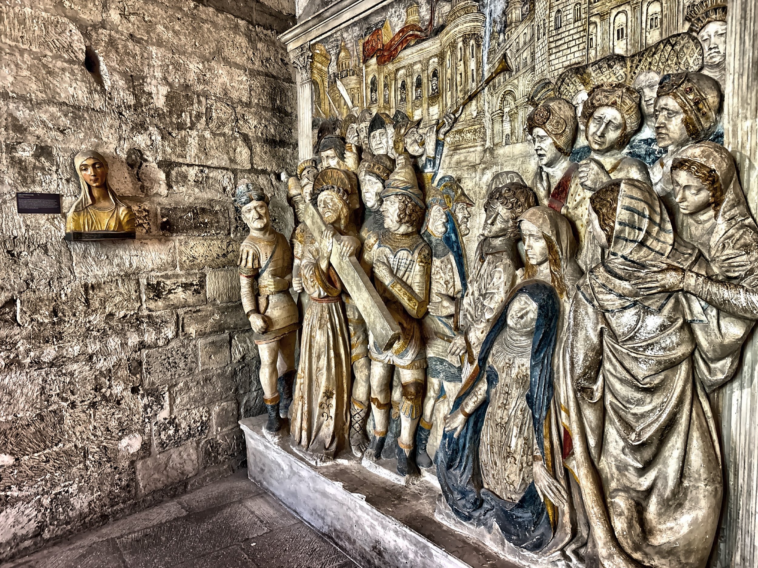  Walking through halls that shaped medieval history. 