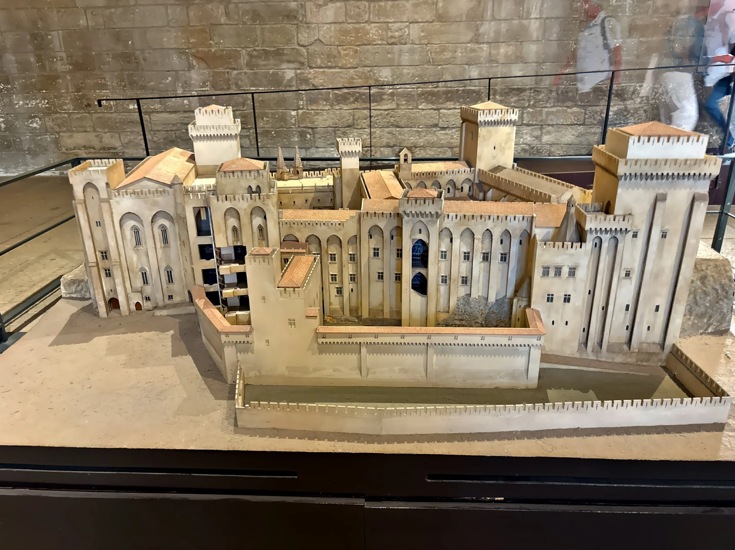  The largest Gothic palace in the world, rising over Avignon. 