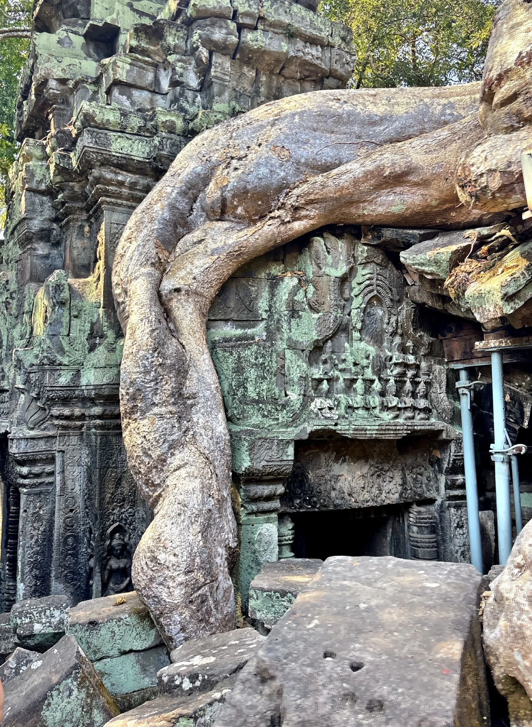  Its haunting, swallowed by the jungle appearance has made it one of the most atmospheric and photographed sites in Cambodia. 