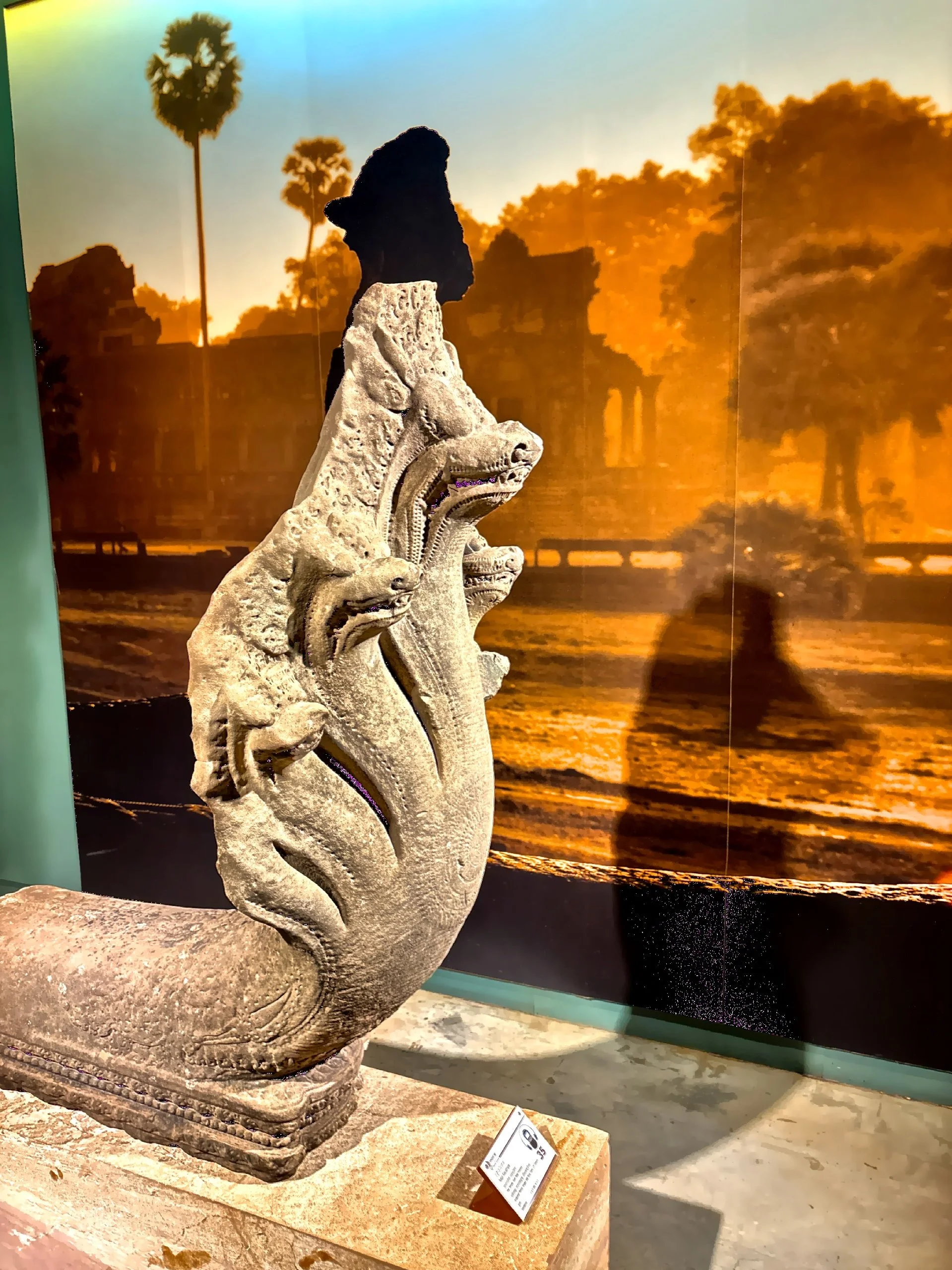  A stone multi-headed Naga, often used as architectural elements. 