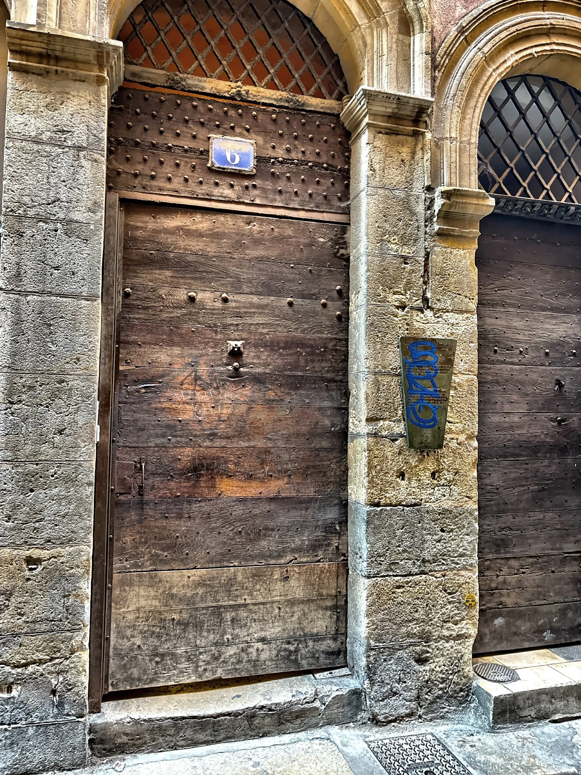  These next couple of images are from a walk through one of the traboules. 