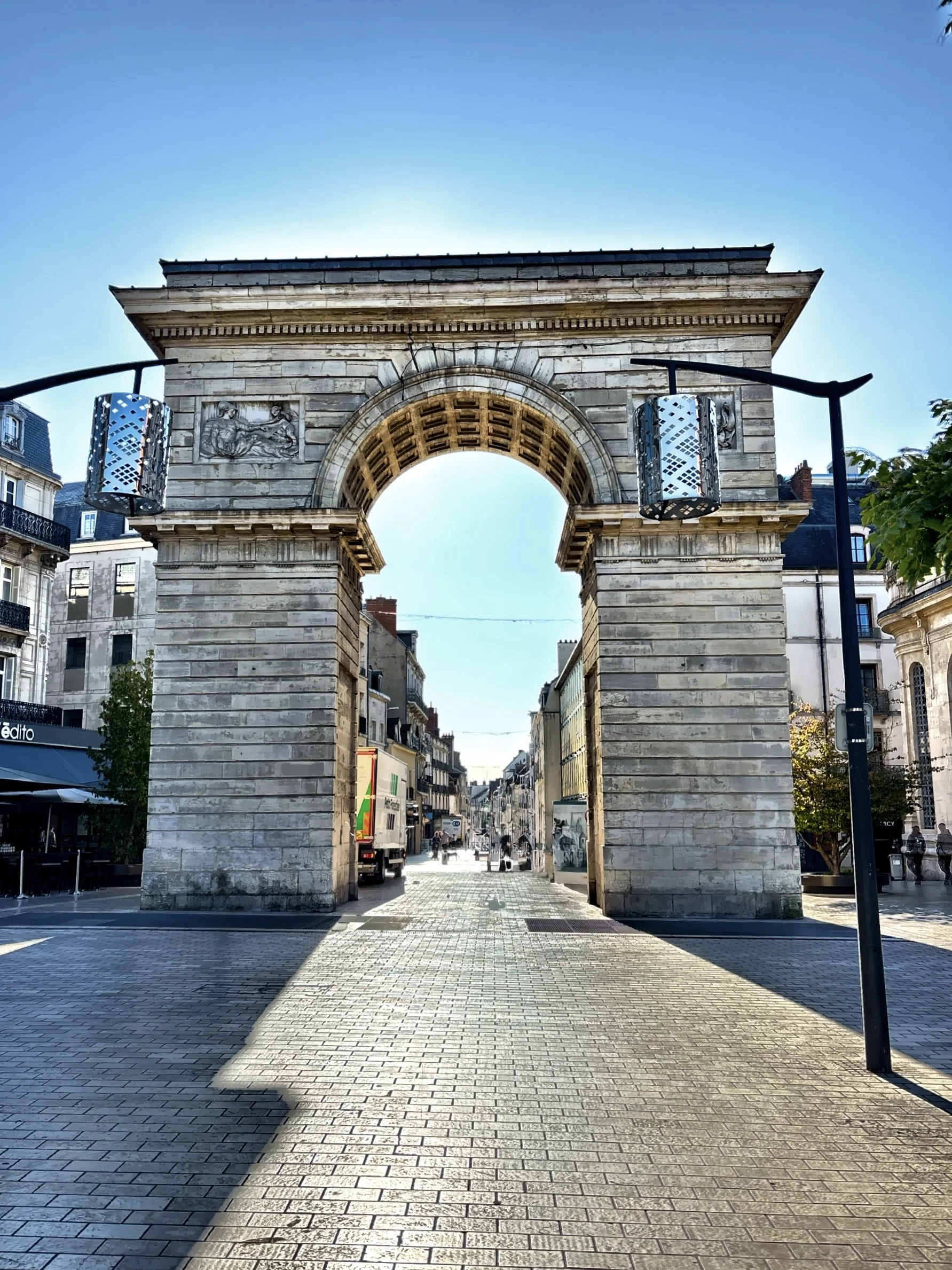  The Guillaume Gate located at the entrance to the old town which was built in the 18th century. 