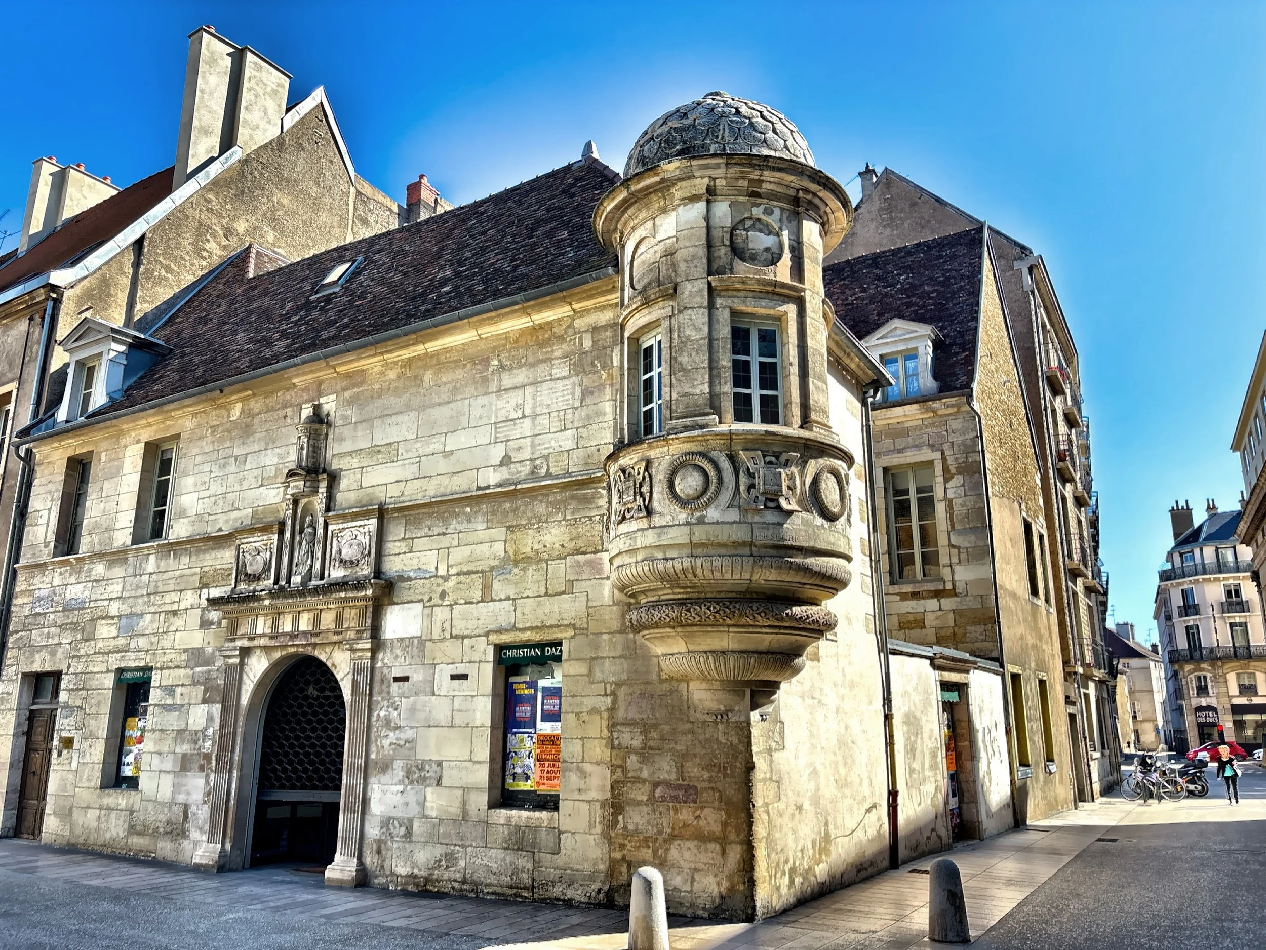 This former 17th Century mansion is now the Hotel de Berbis. 