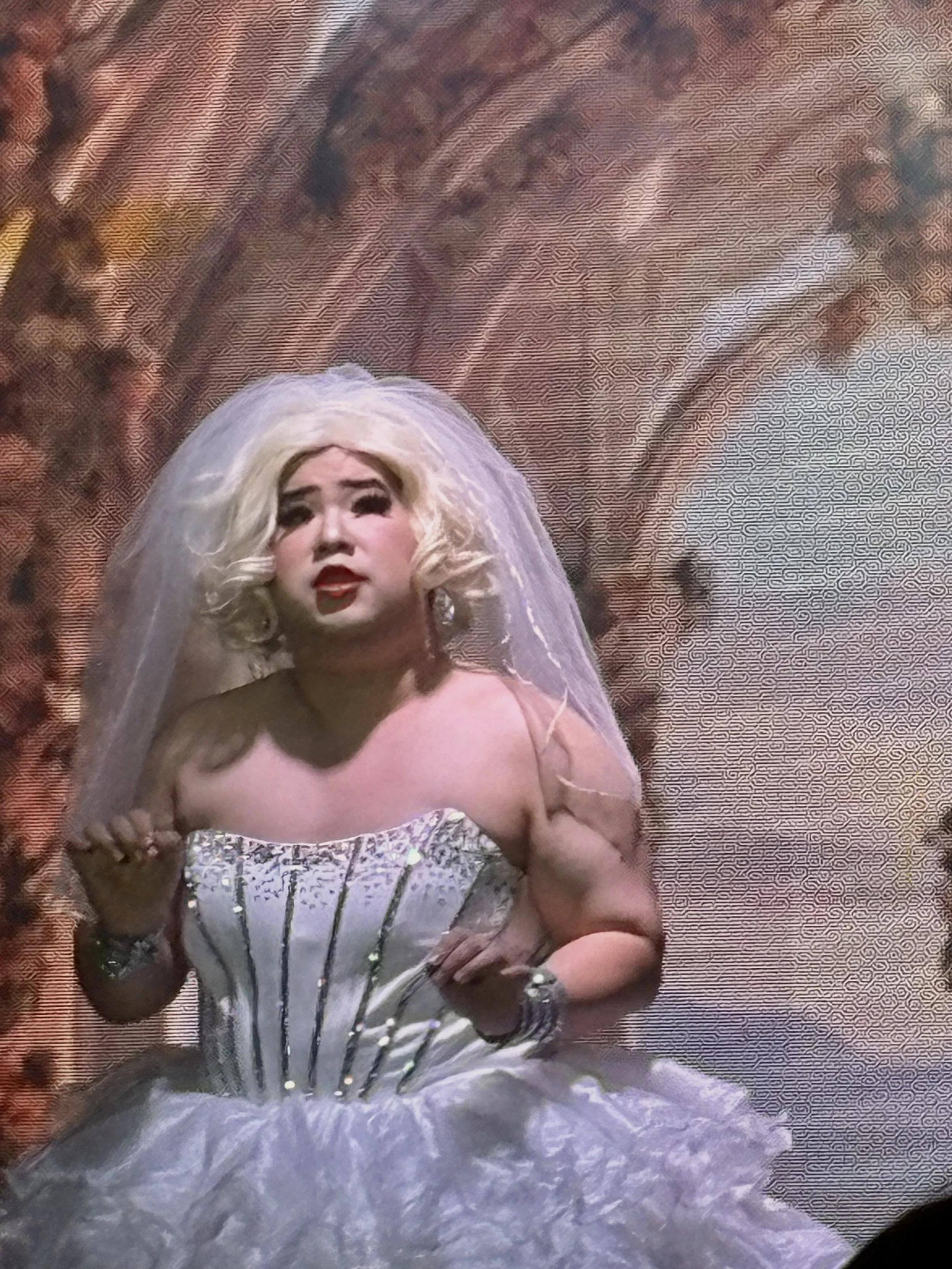  A ‘ladyboy’ performer in a cabaret show. Chaing Mai has a vibrant and generally accepted ‘ladyboy’ culture.  
