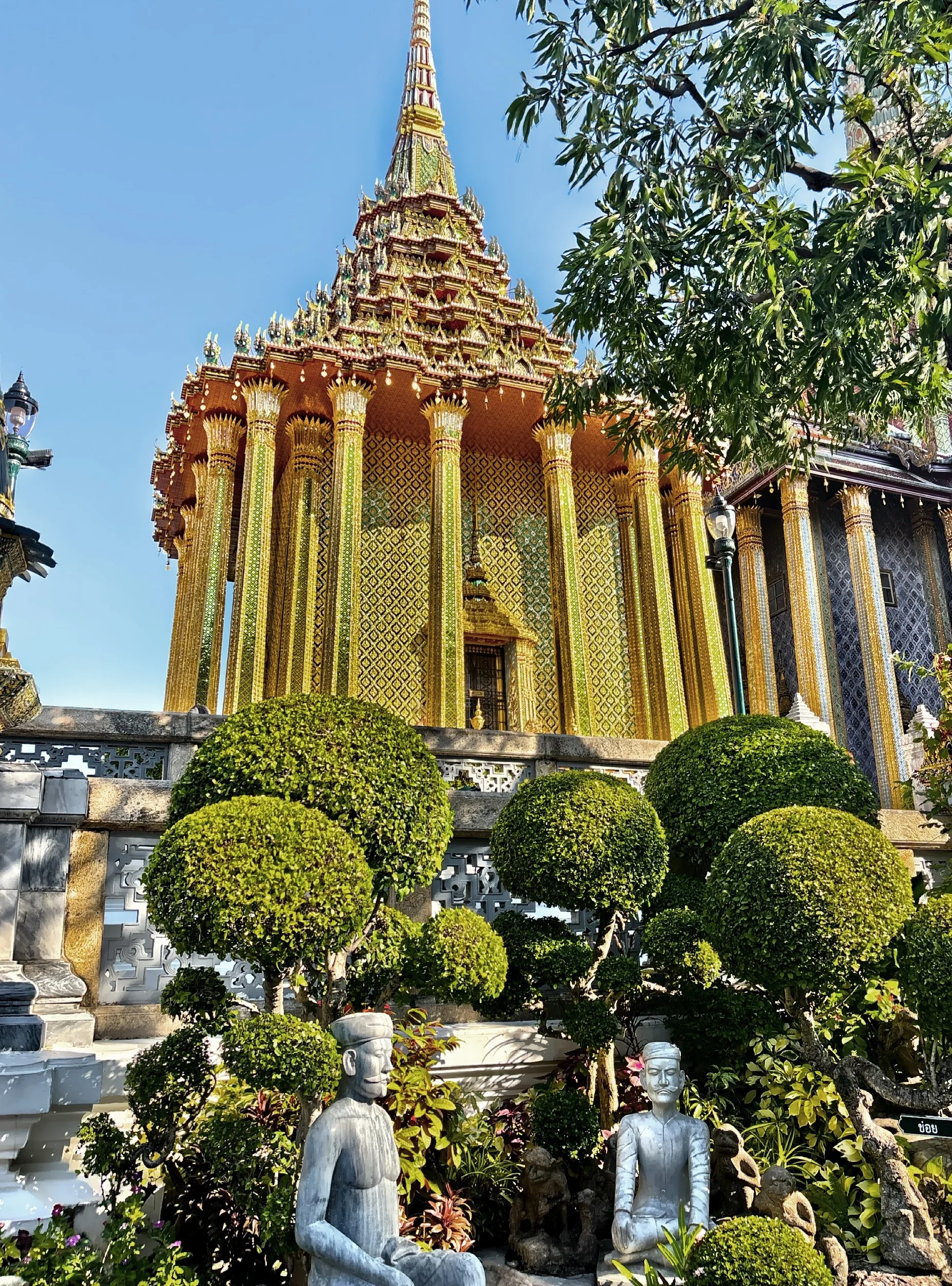  The Phra Mondop serves as the repository for sacred scriptures. 