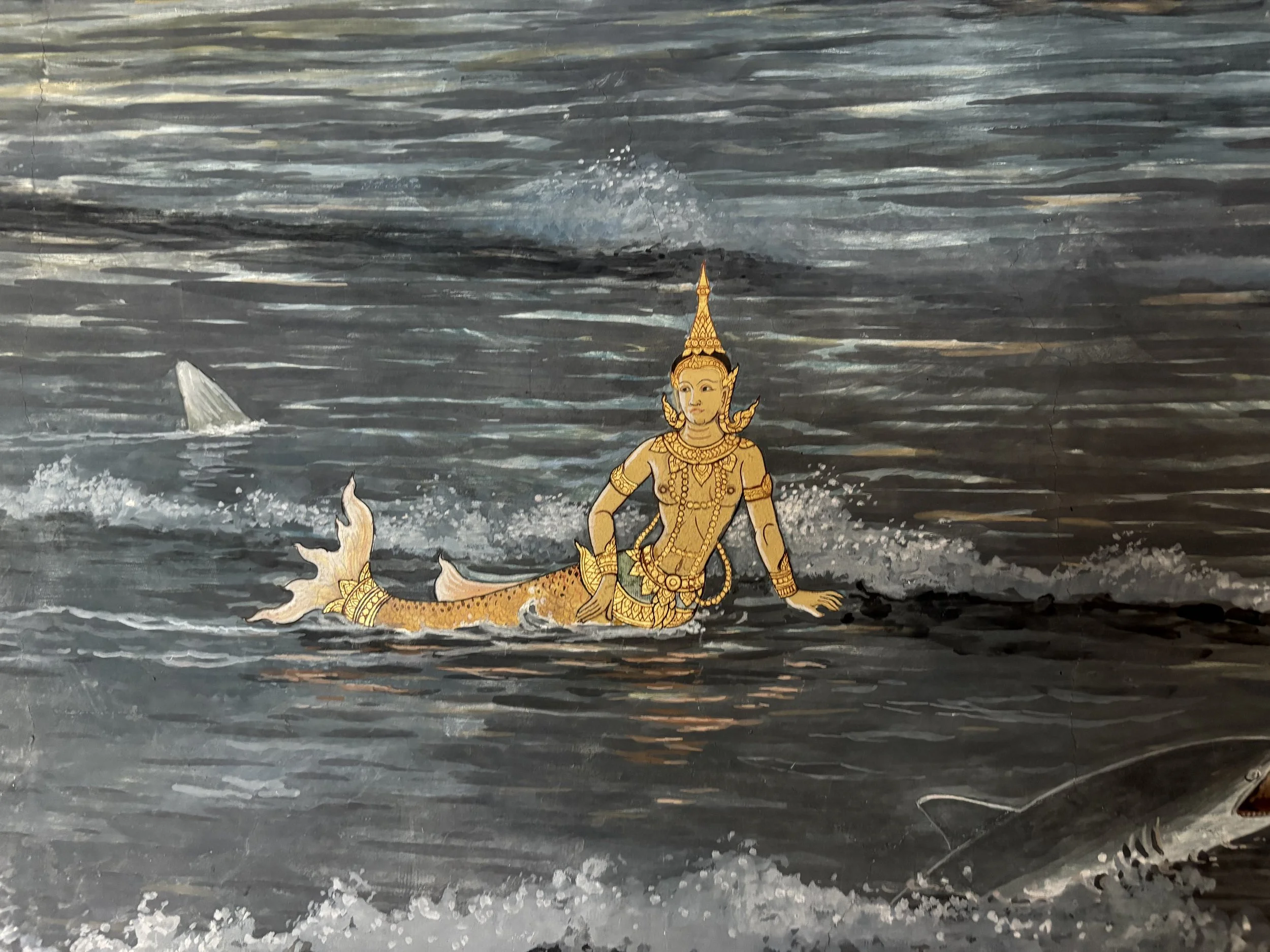  An image of Suphanmacha, the mermaid daughter of Ravana from the Thai epic Ramakien. 
