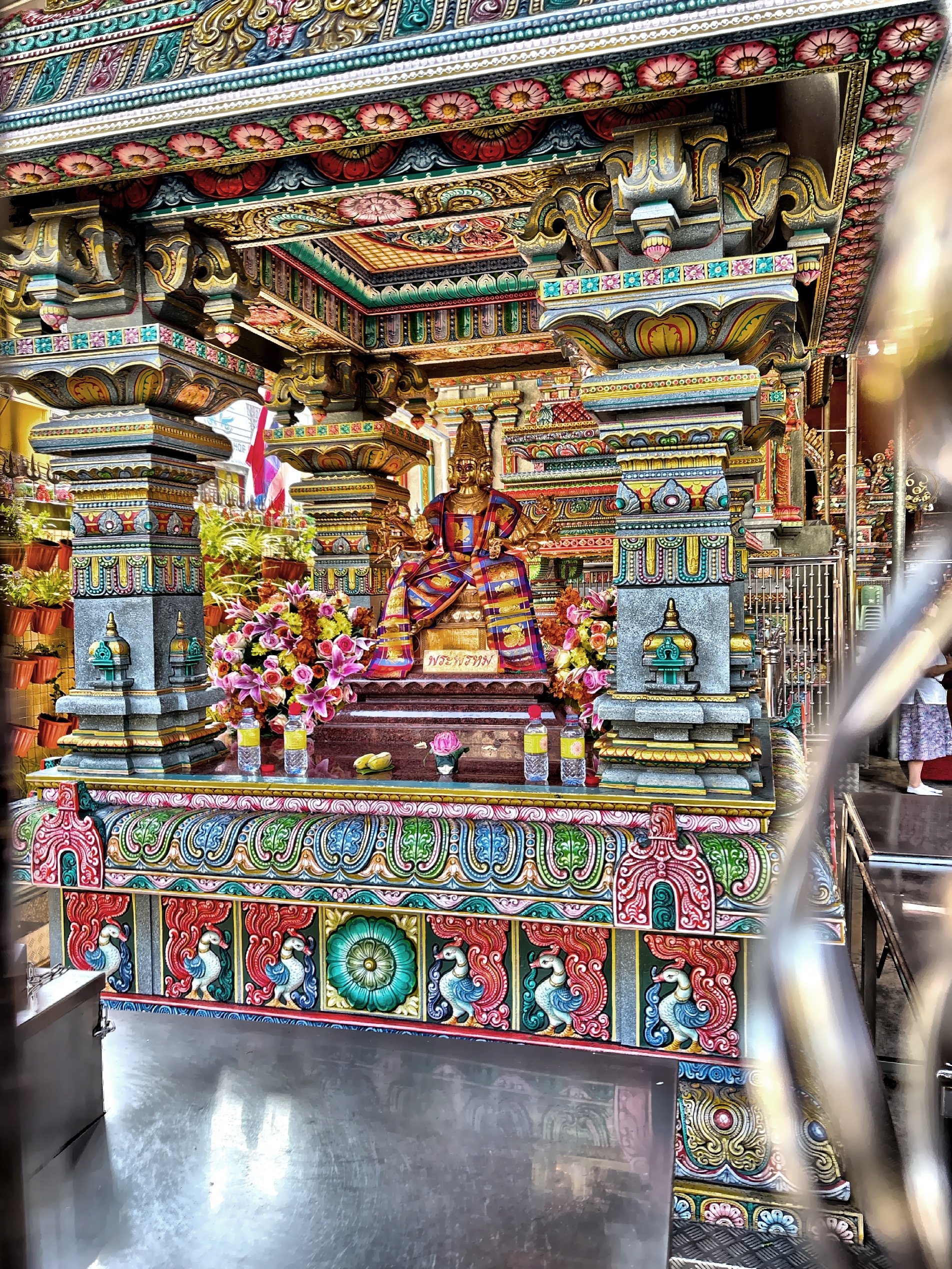  Taking a peek inside. 