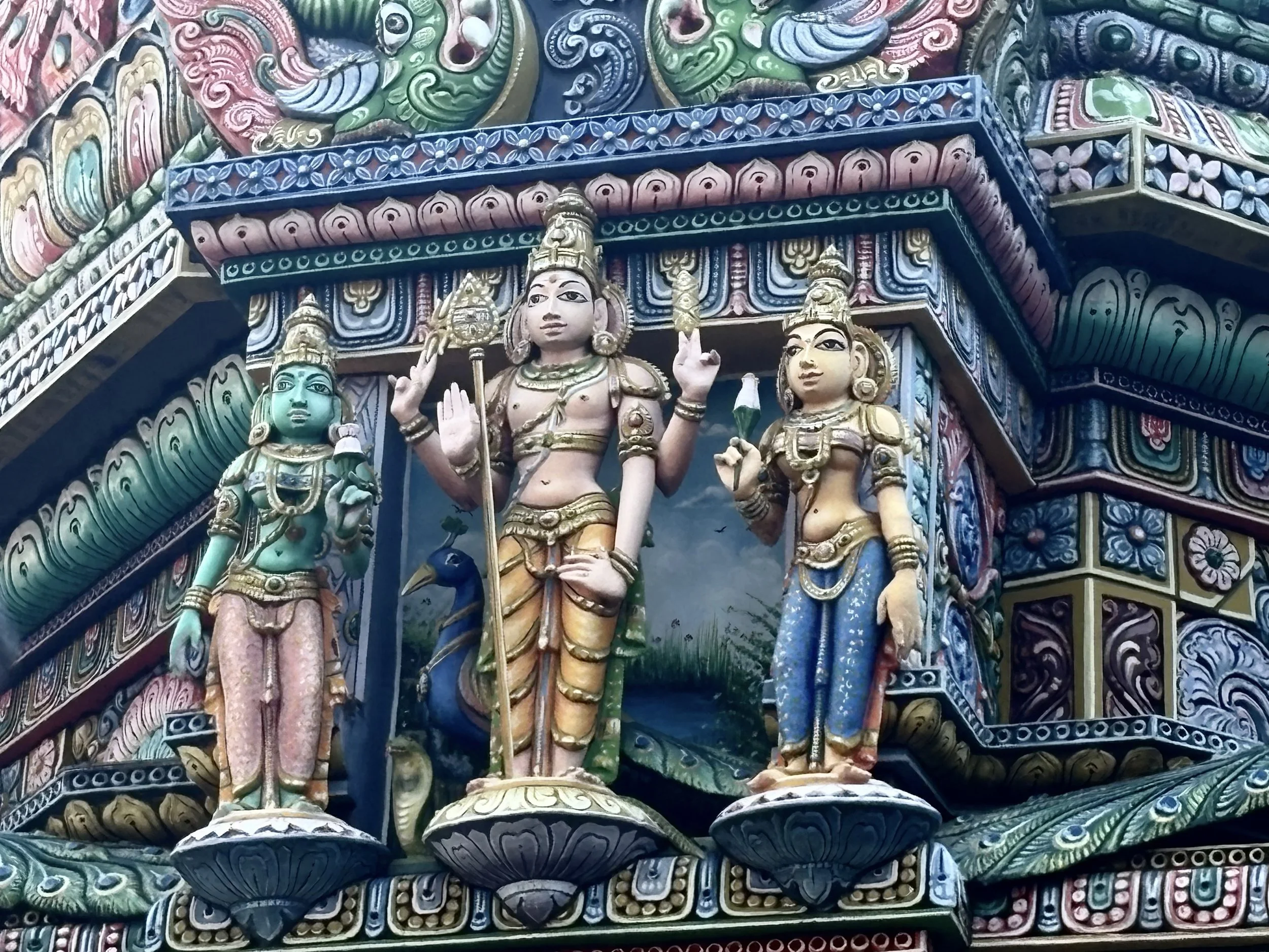 Flamboyant Bangkok Hindu Temple - Sri Maha Mariamman 